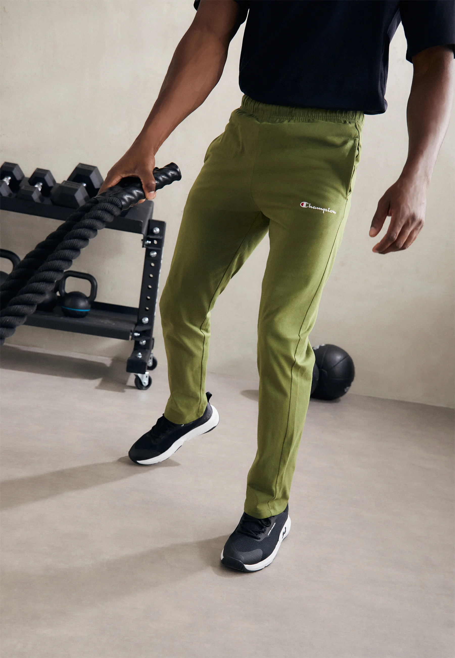 Champion CLASSIC STRAIGHT HEM PANTS - Pantaloni sportivi
