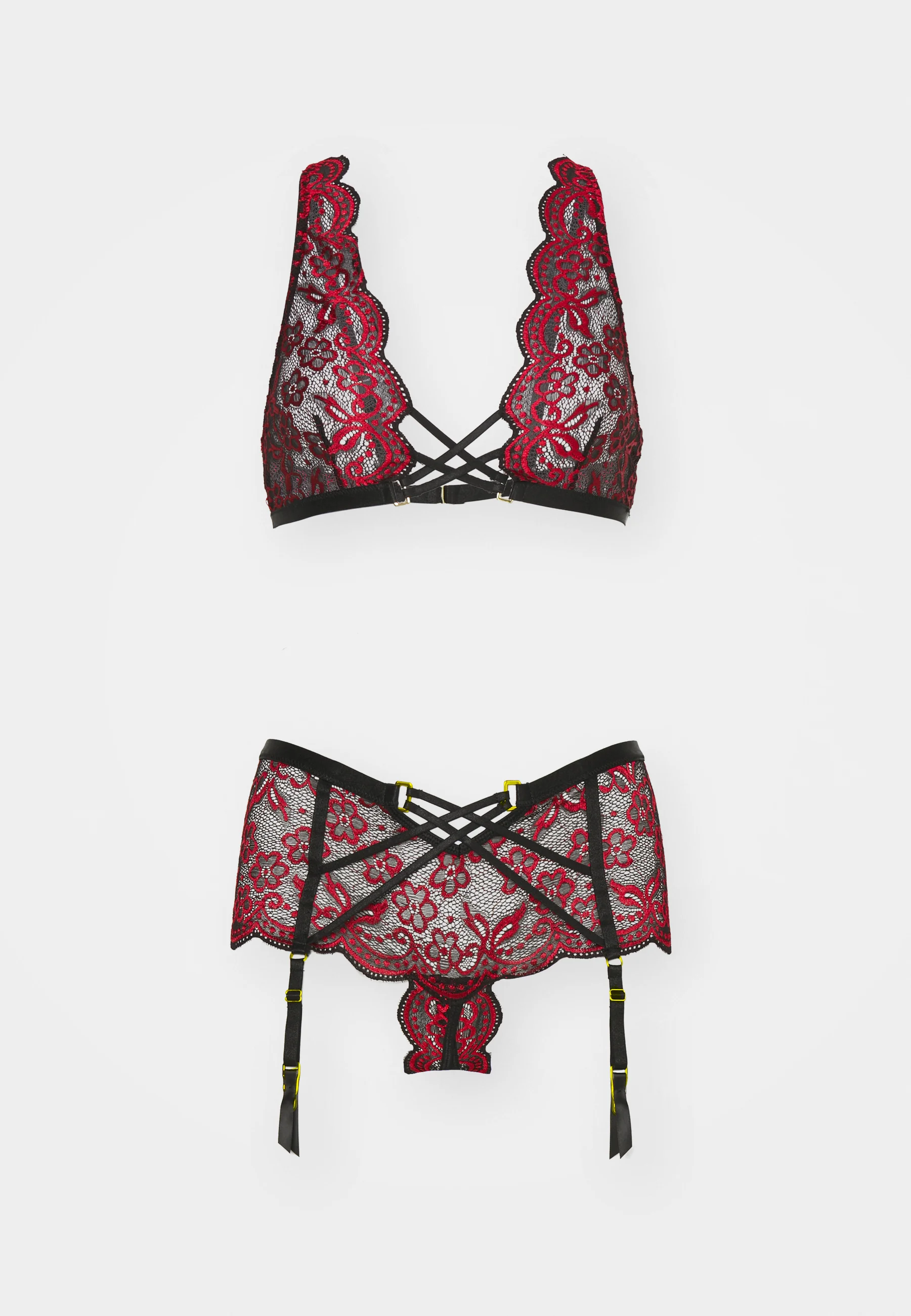 Ann Summers BROOKE CROTCHLESS SET - Reggiseno con spalline regolabili