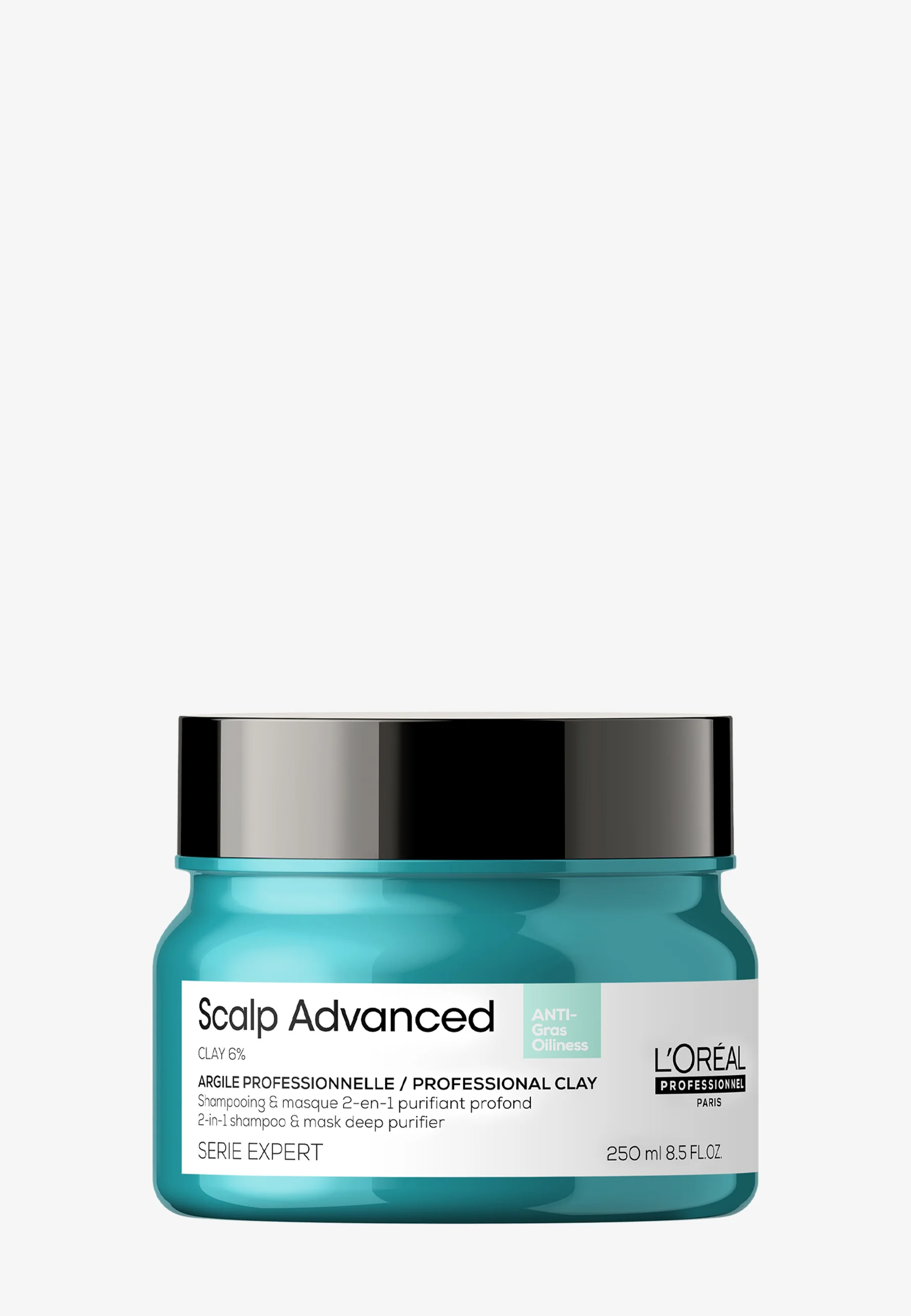L'OREAL PROFESSIONNEL SERIE EXPERT SCALP ADVANCED ANTI-OILINESS 2IN1 CLAY SHAMPOO & MASK - Trattamenti capelli