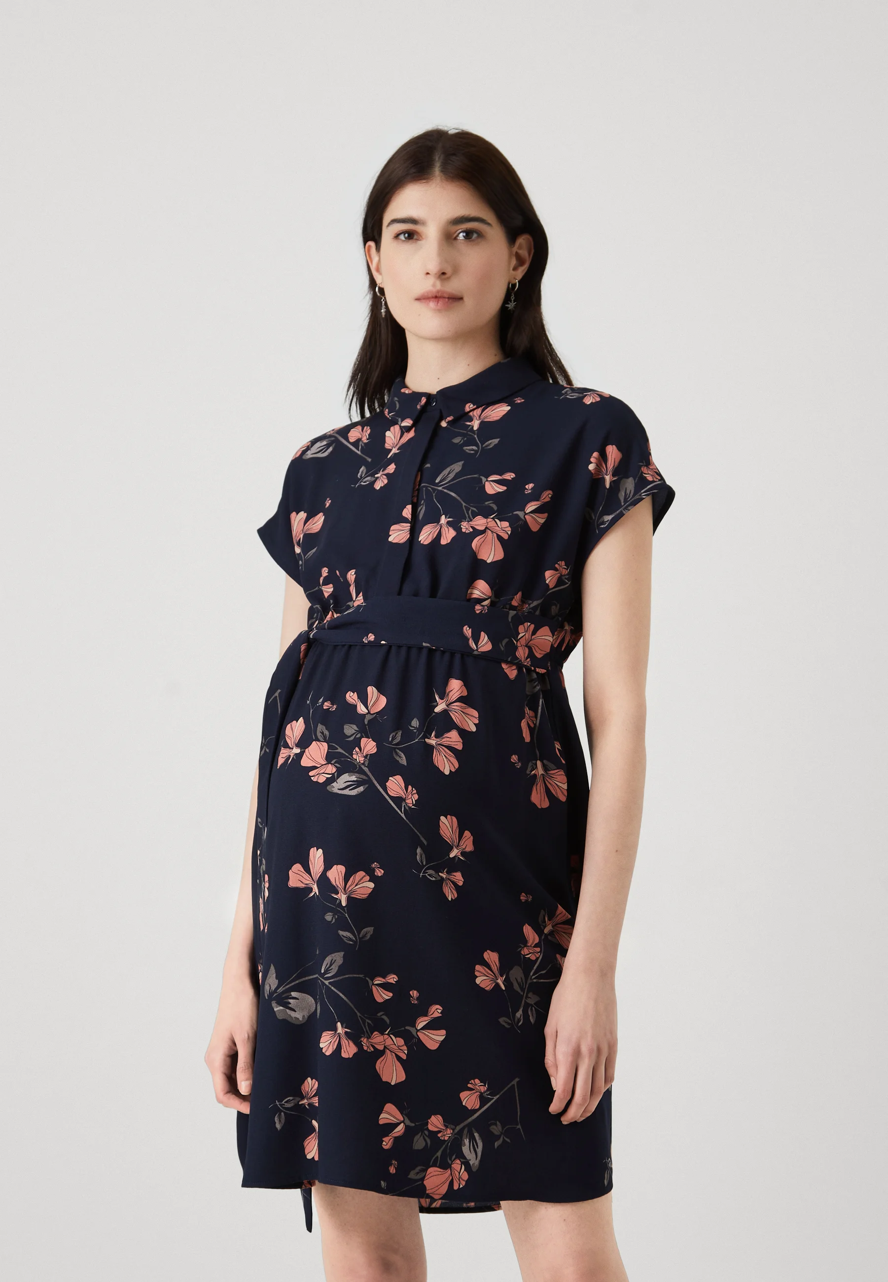Vero Moda Maternity VMMNEWHALLIE SHORT DRESS- Abito a camicia