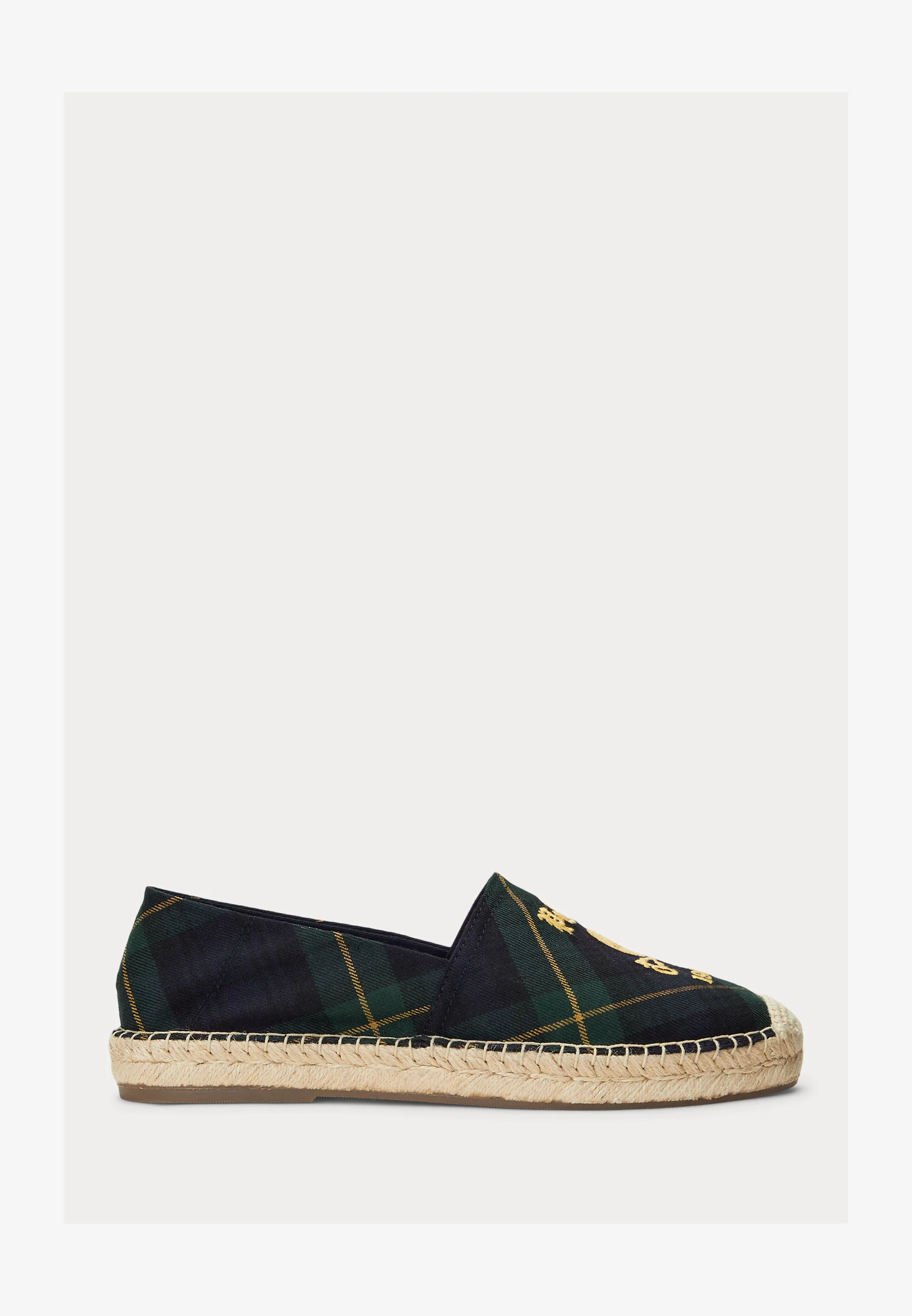 CEVIO PLAID WOOL TWILL ESPADRILLE - Espadrillas