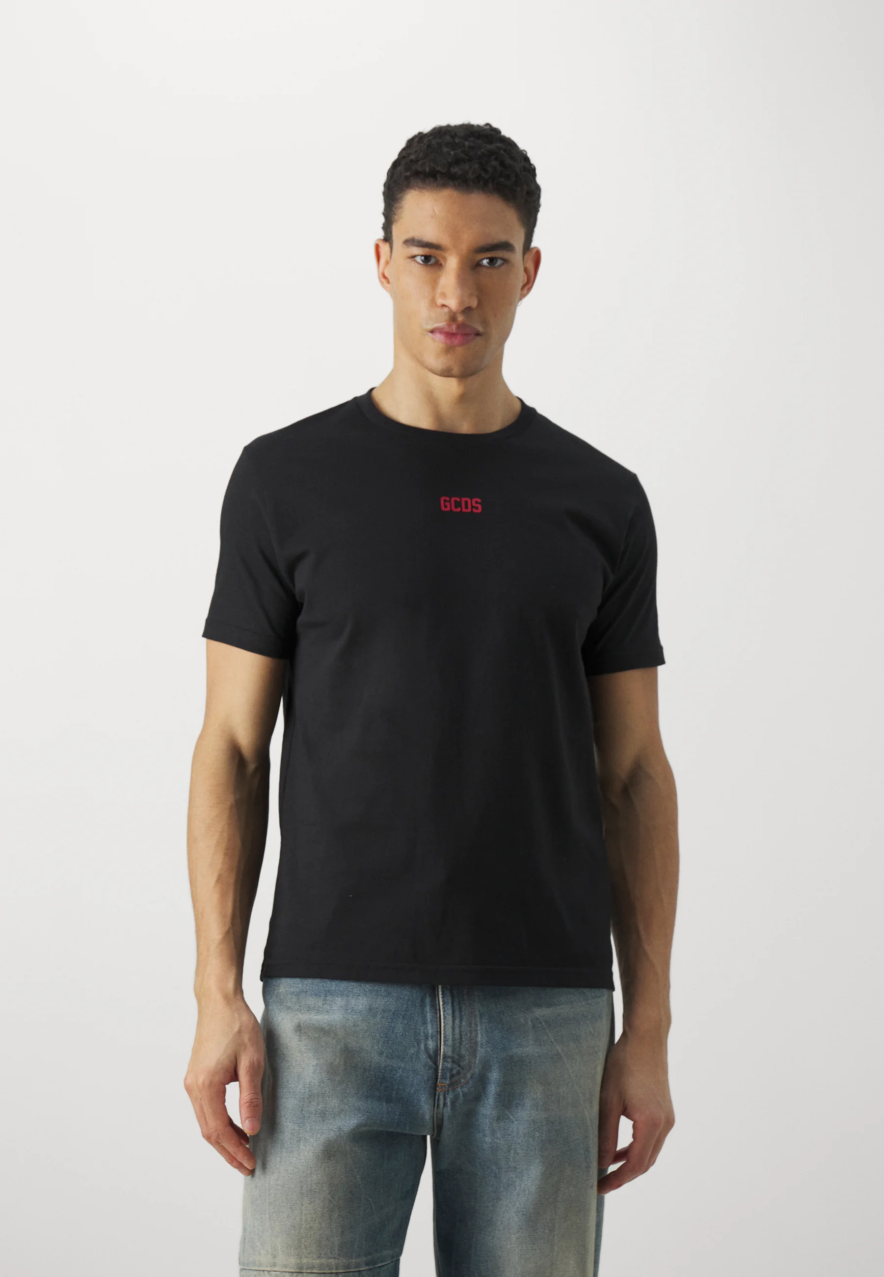 GCDS BLING LOGO UNISEX - T-shirt basic