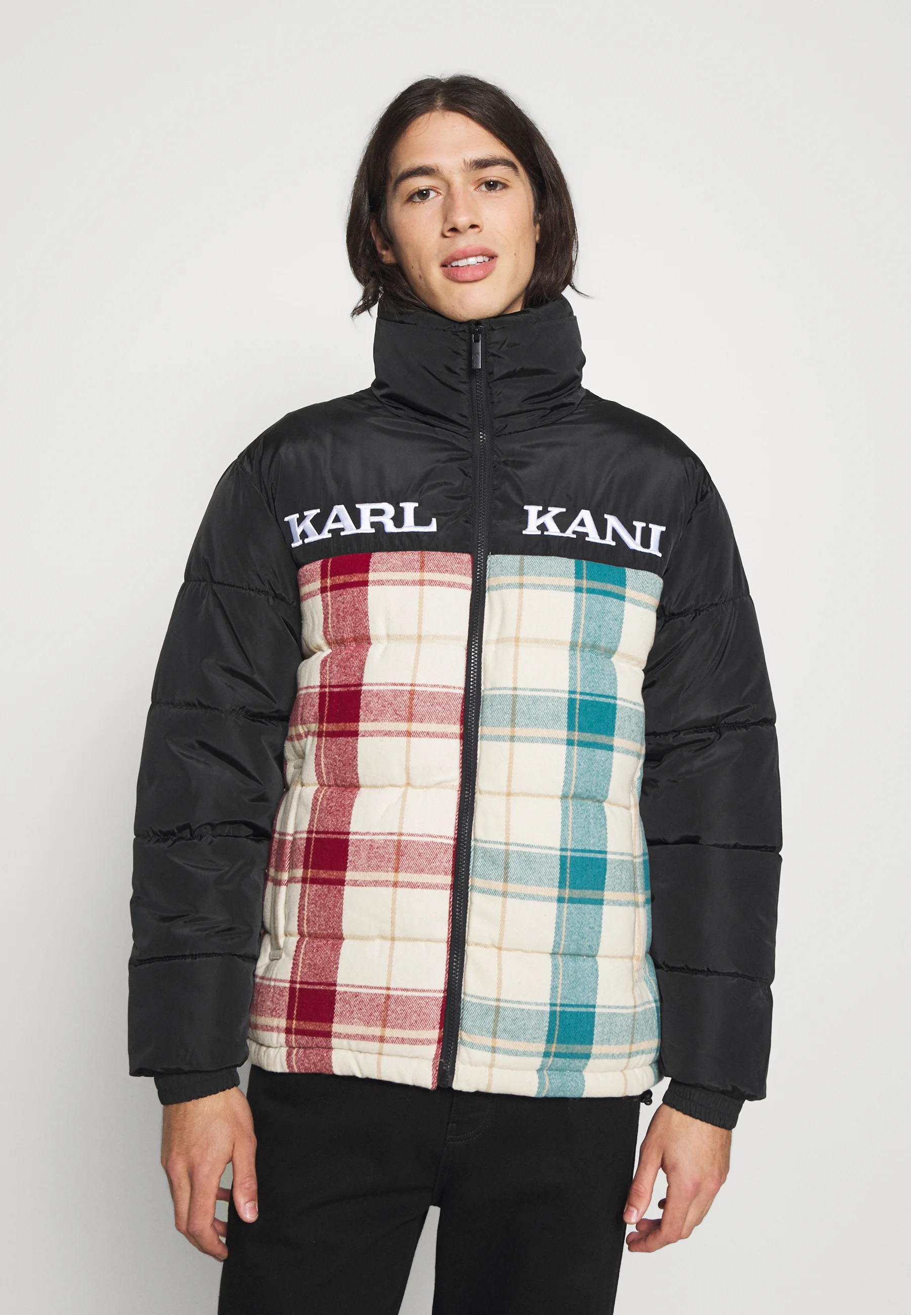 Karl Kani RETRO BLOCK PUFFER JACKET UNISEX - Giacca invernale