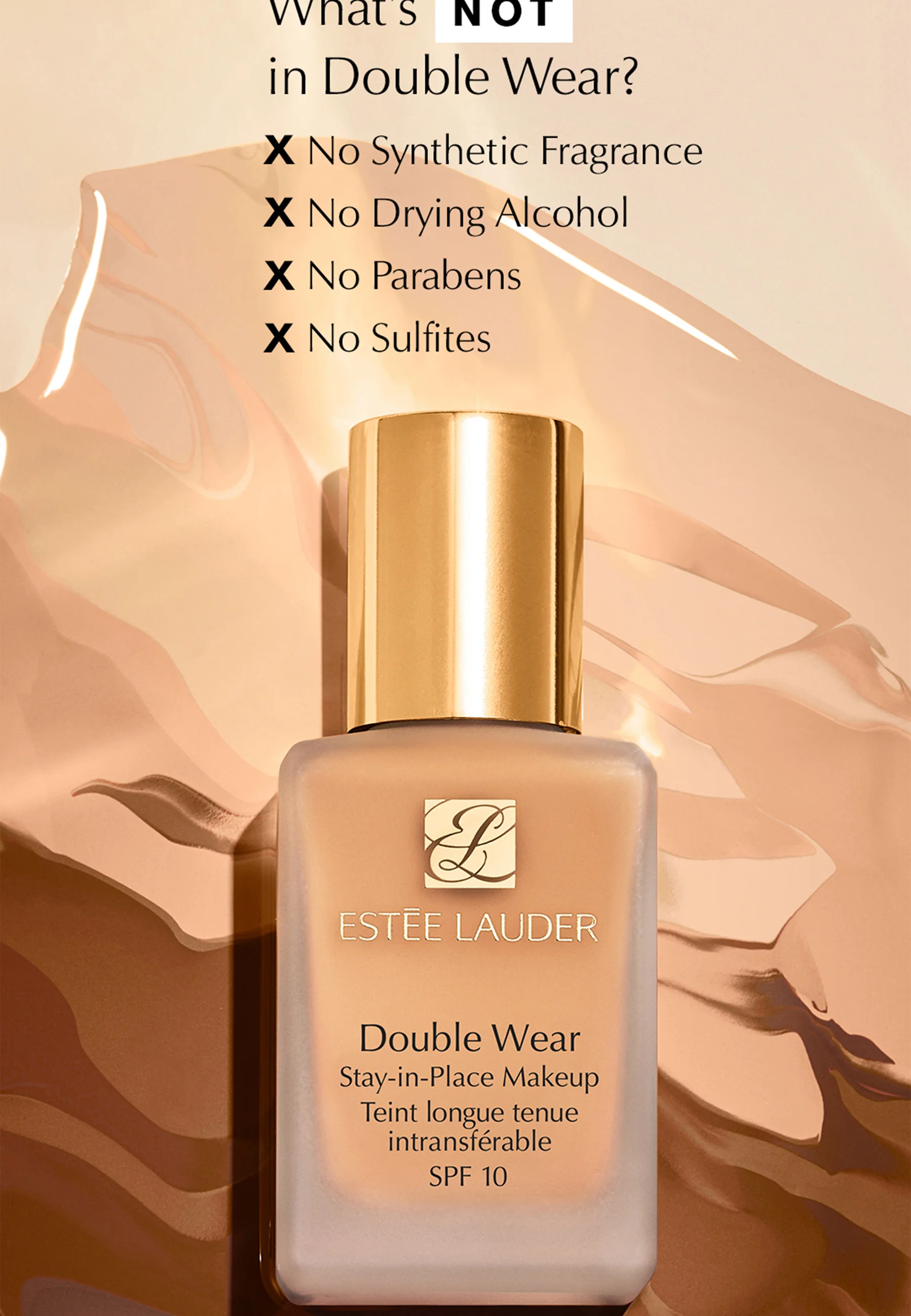 ESTÉE LAUDER DOUBLE WEAR STAY-IN-PLACE MAKEUP SPF10 30ML - Fondotinta