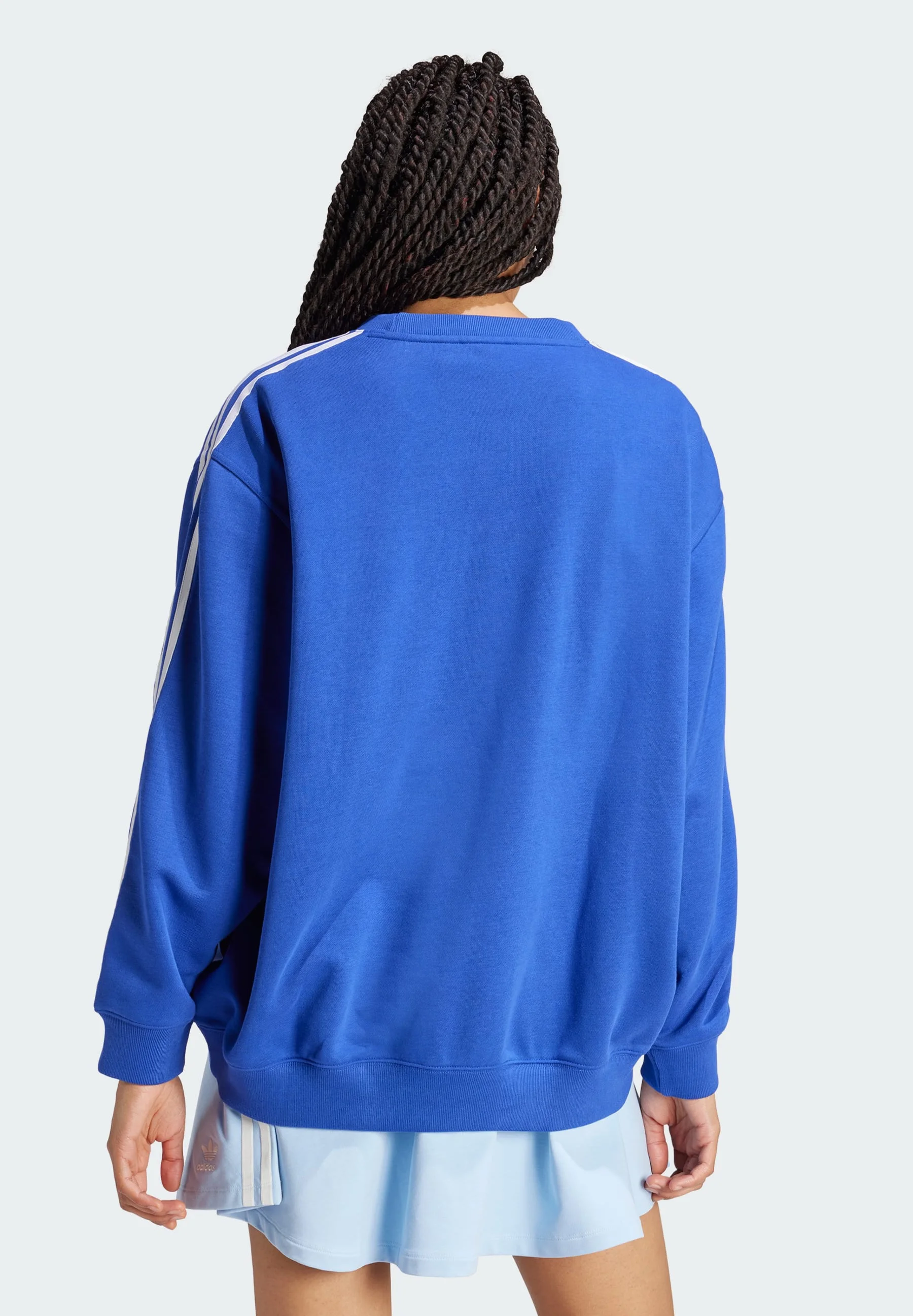 Originals 3-STRIPES OVERSIZED CREW - Felpa