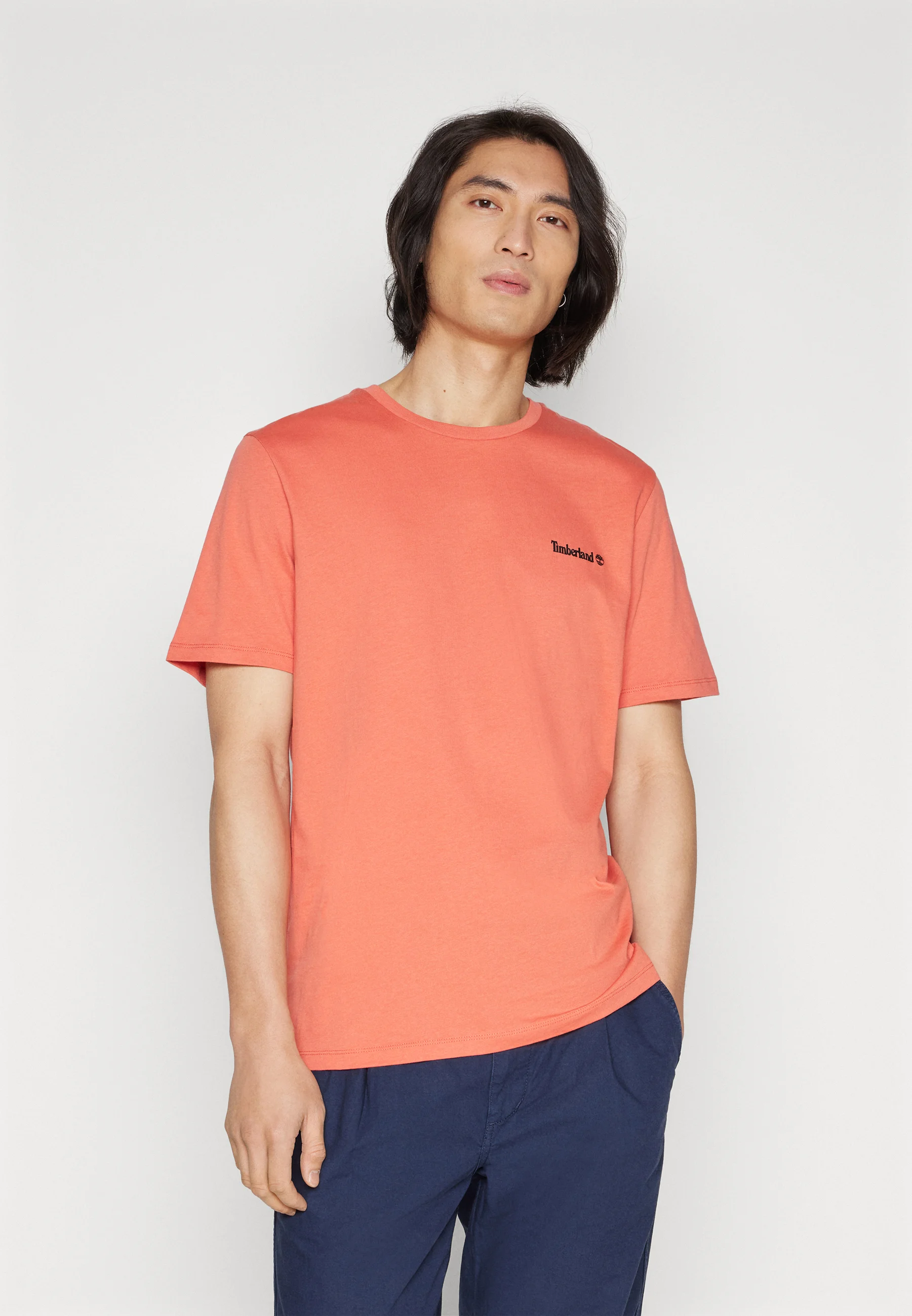 Timberland SMALL LINEAR LOGO PRINT TEE - T-shirt con stampa