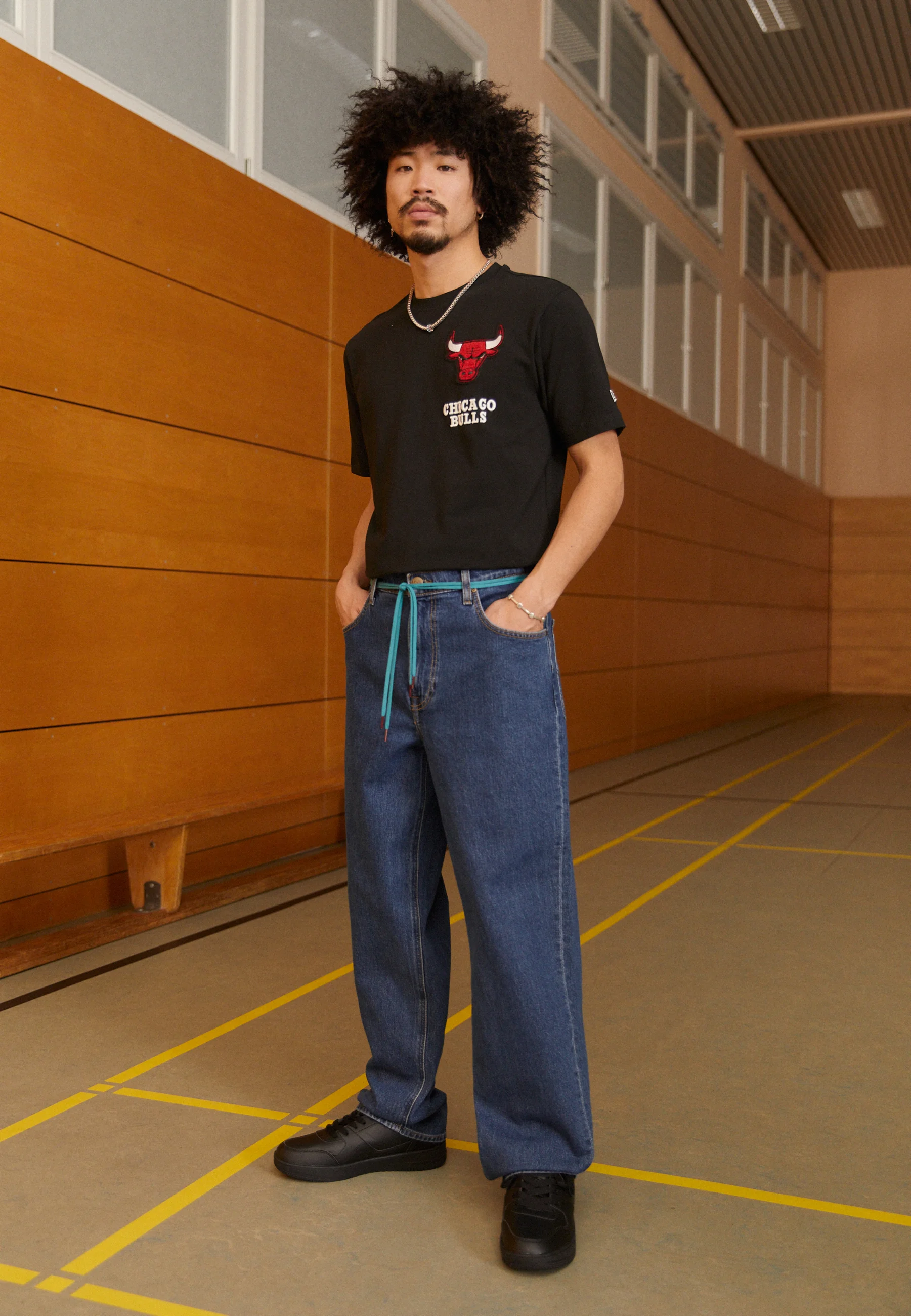 New Era NBA CHICAGO BULLS LOGO SELECT TEE - Squadra