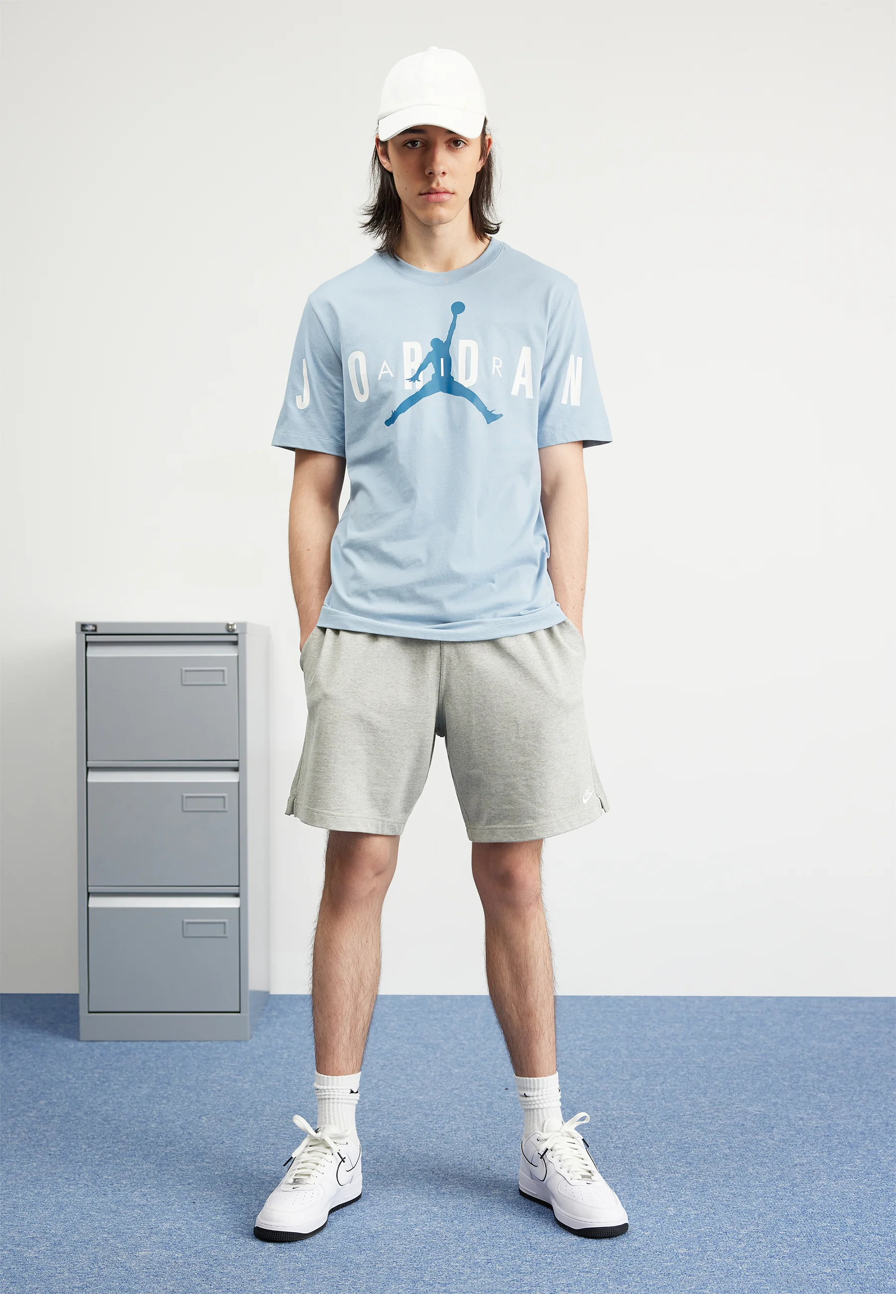 M J JD AIR STRETCH SS CREW - T-shirt con stampa