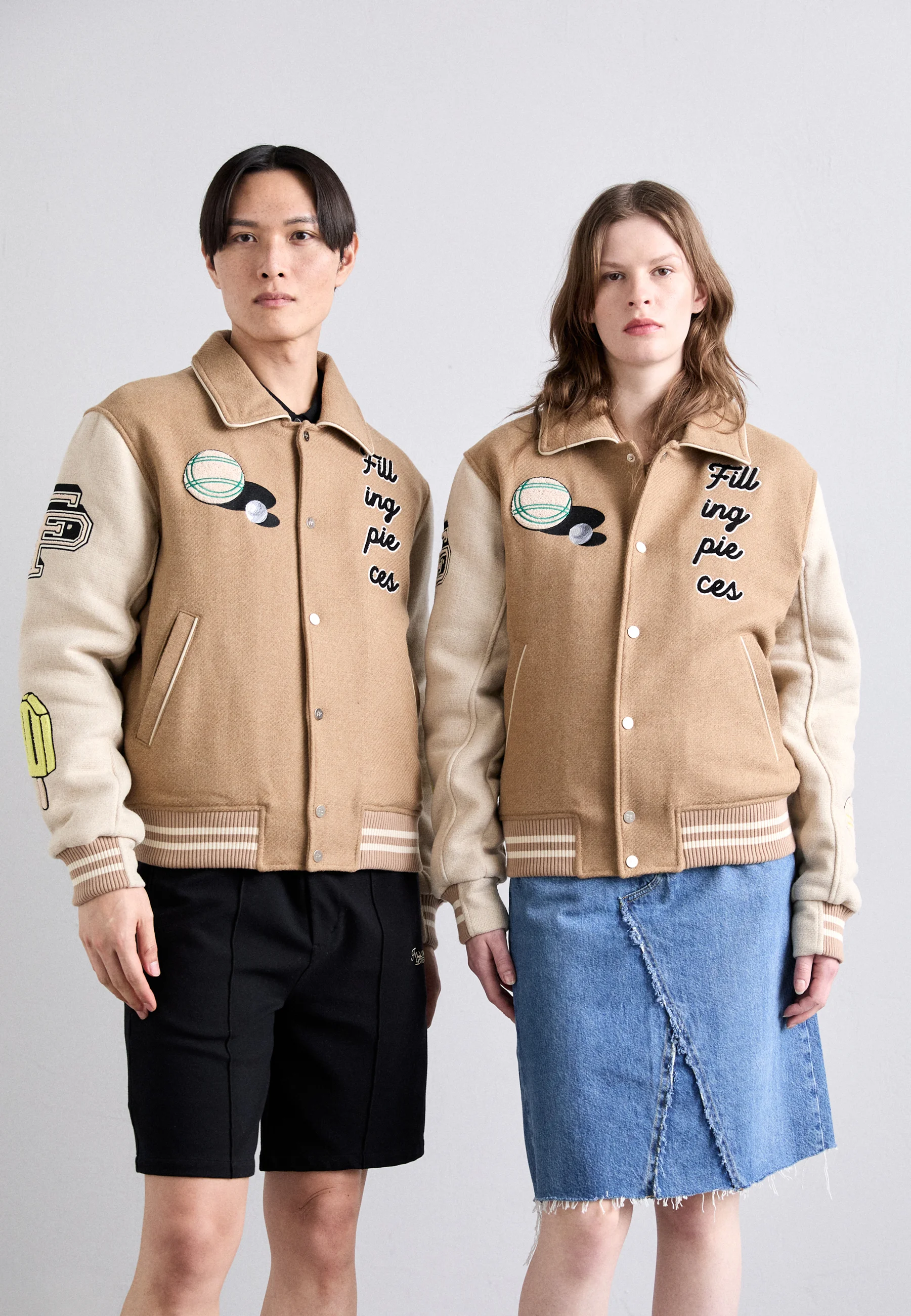 Filling Pieces VARSITY JACKET PETANQUE UNISEX - Giubbotto Bomber