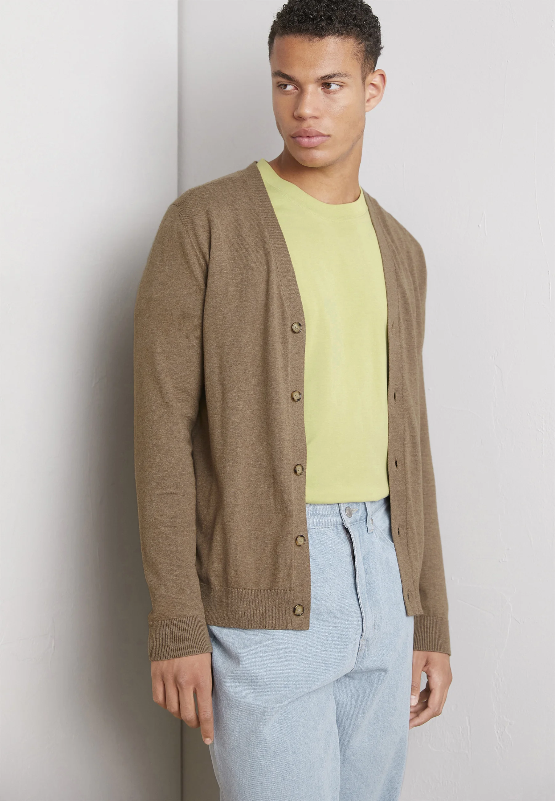 Selected Homme SLHBERG V NECK CARDIGAN - Cardigan