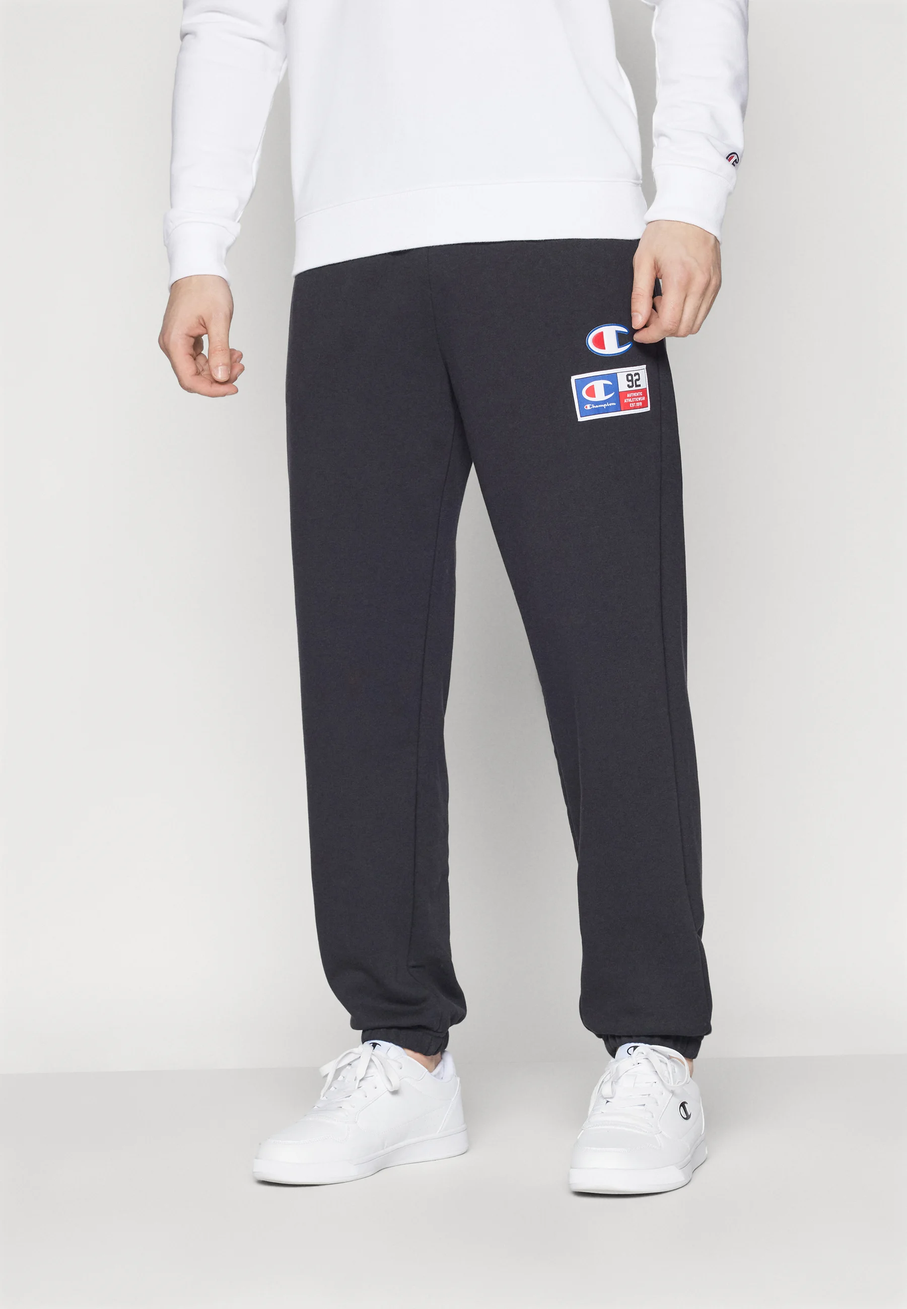 Champion RETRO SPORT ELASTIC CUFF PANTS - Pantaloni sportivi