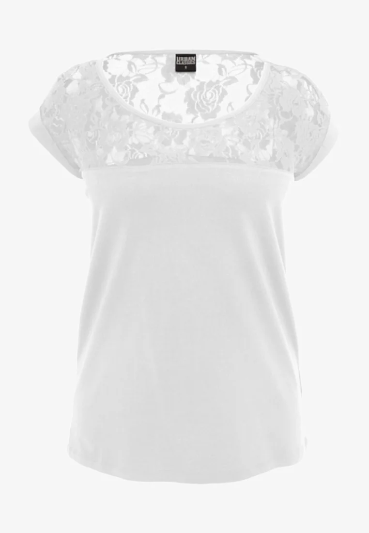 LADIES TOP LACES TEE - T-shirt con stampa