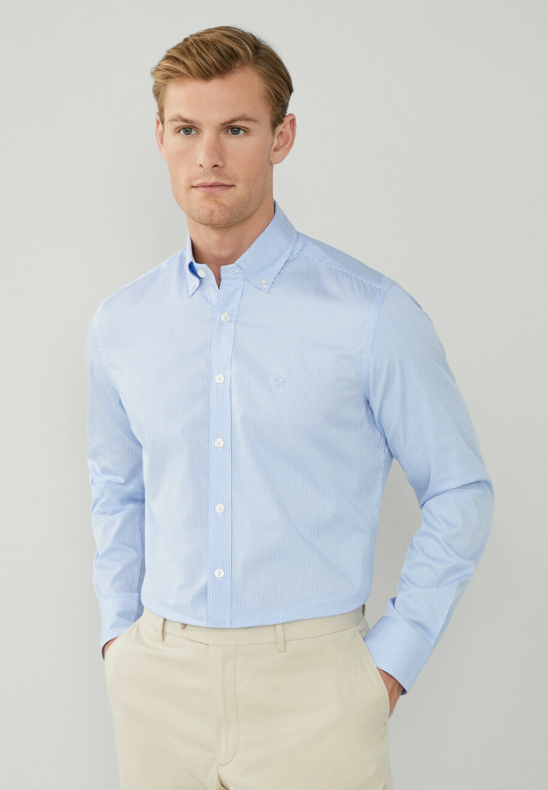 Hackett London ESSENTIAL MINI GINGHM - Camicia
