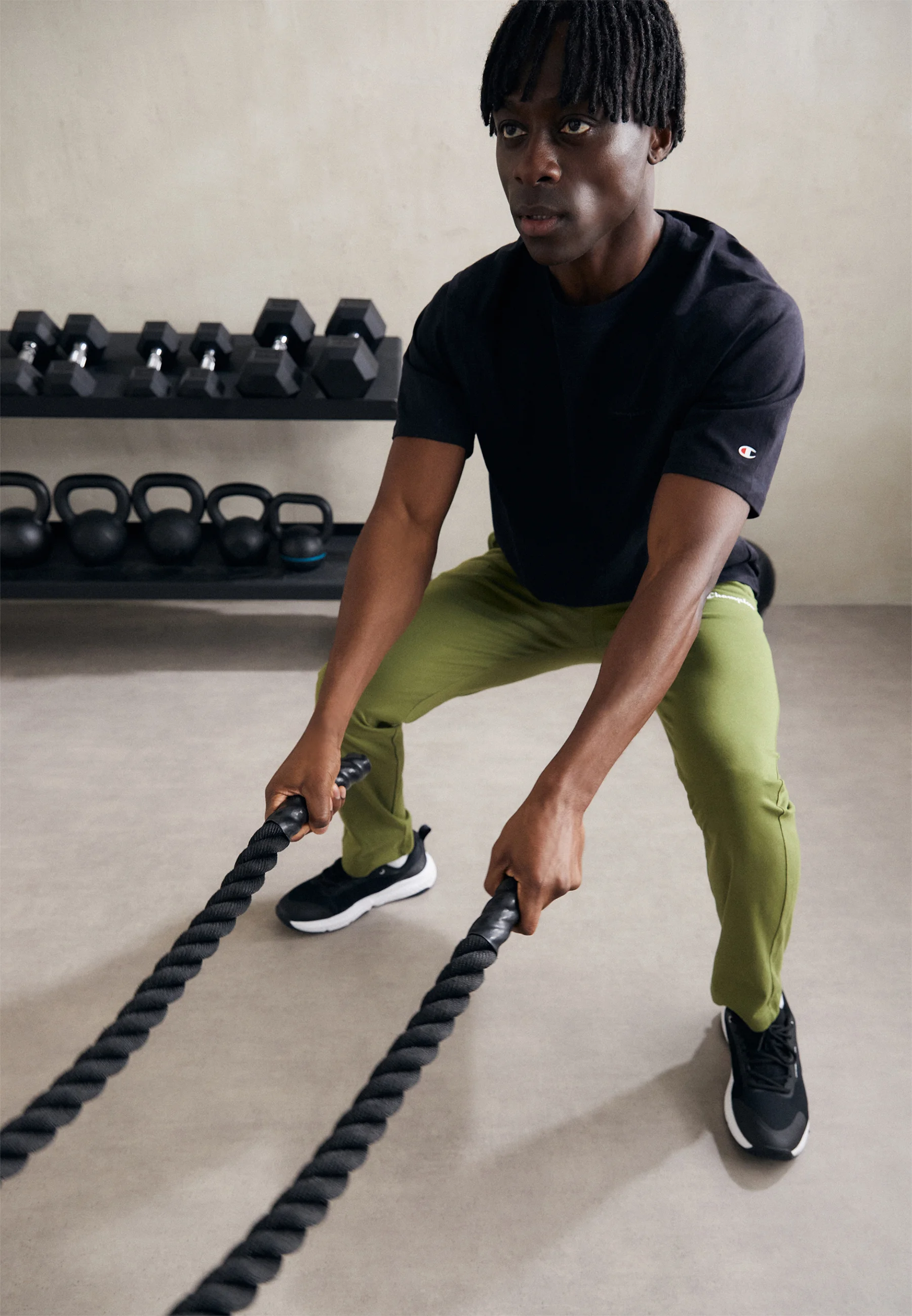 Champion CLASSIC STRAIGHT HEM PANTS - Pantaloni sportivi
