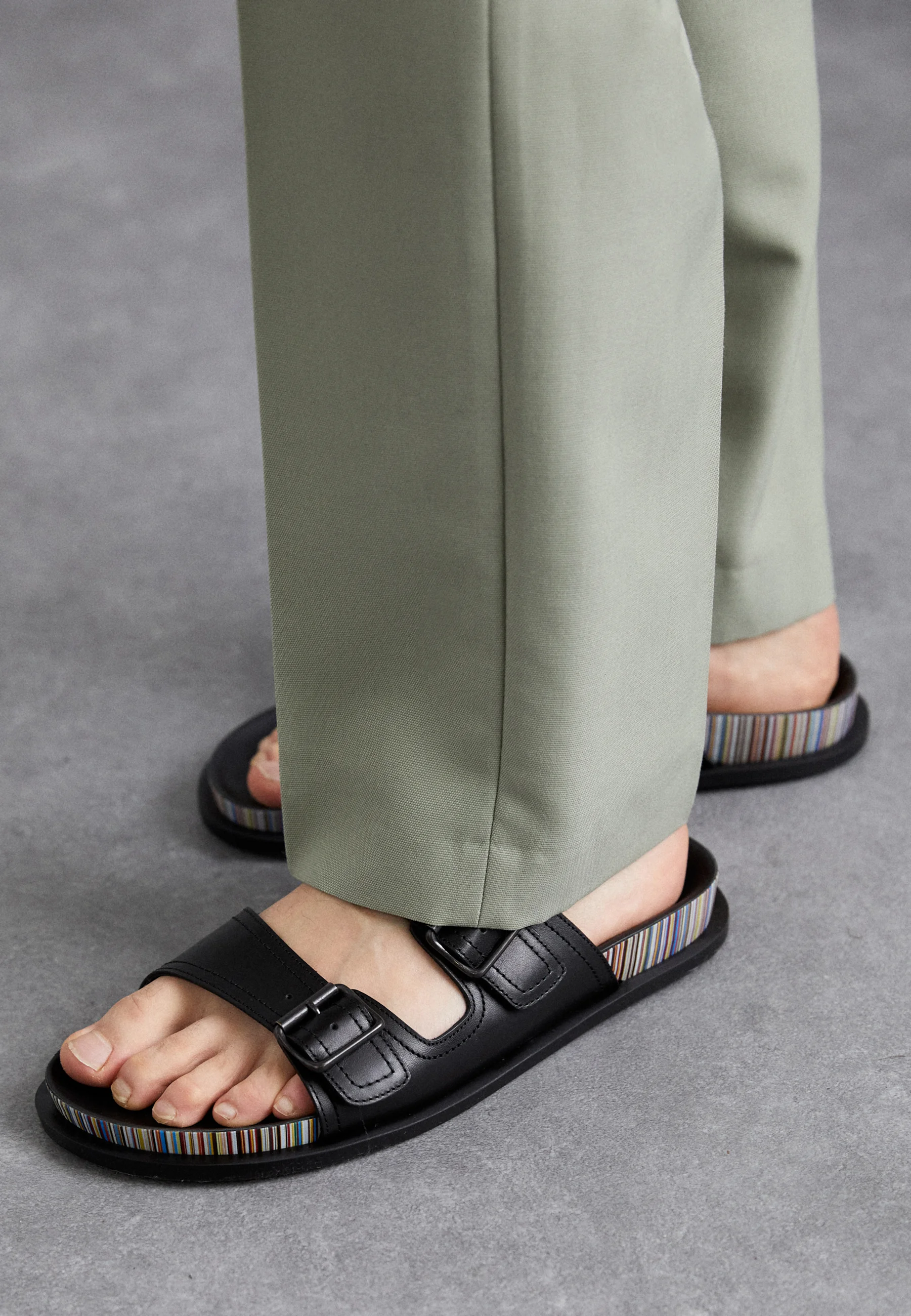 Paul Smith SHOE MESRA MULTISTRIPE - Ciabattine