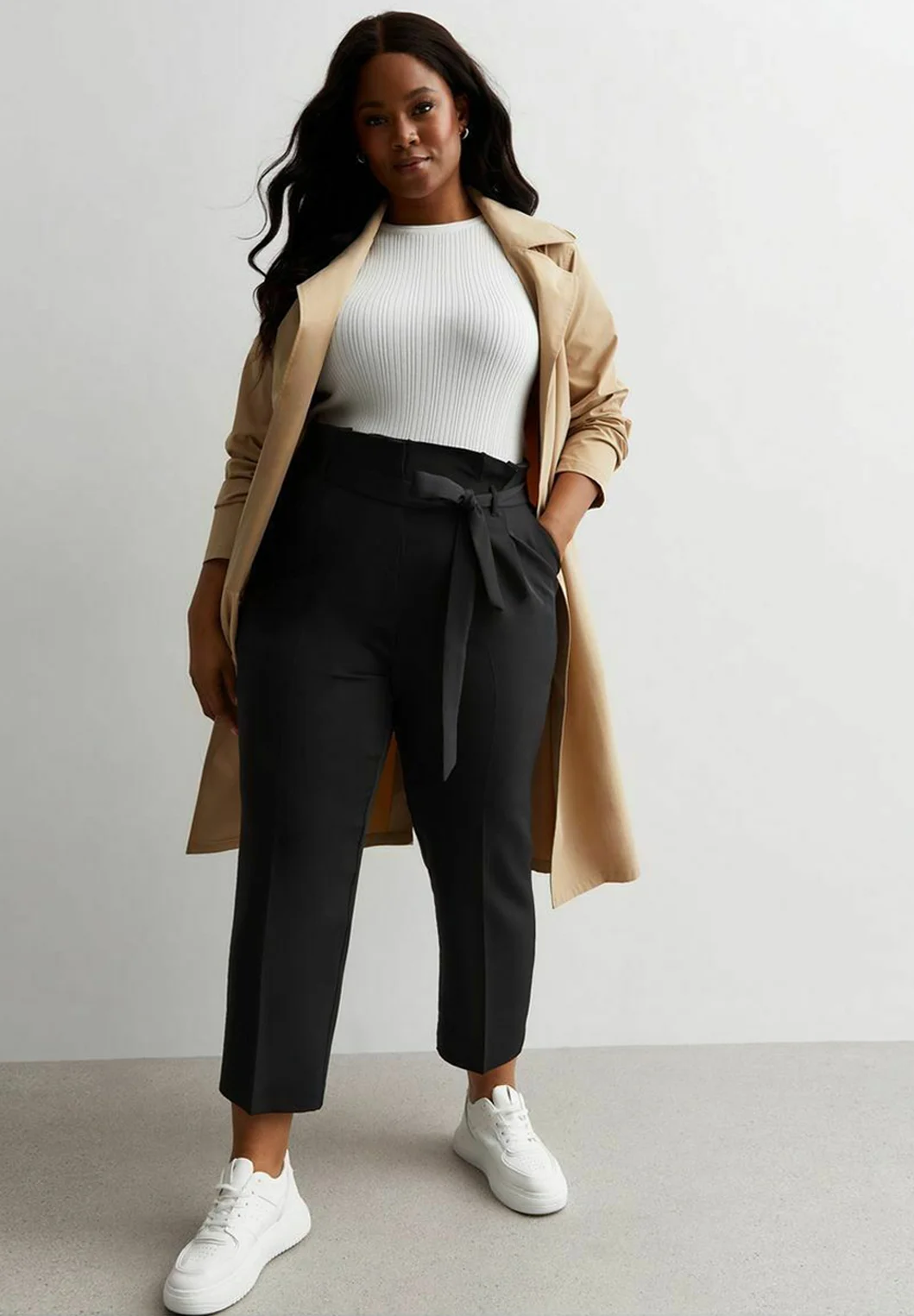 New Look Curves CURVES HIGH WAIST- Pantaloni