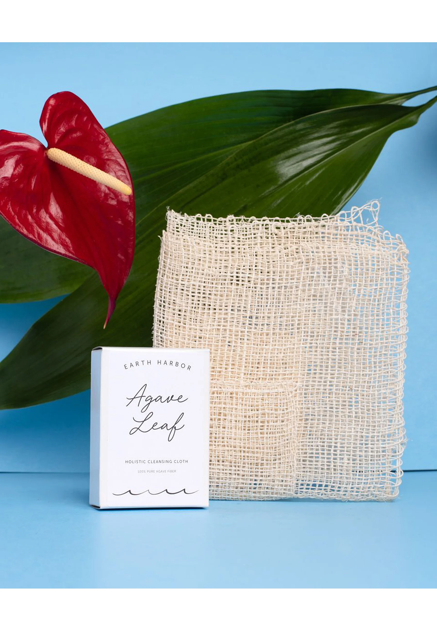 Earth Harbor AGAVE LEAF HOLISTIC CLEANSING CLOTH - Accessori corpo e bagno
