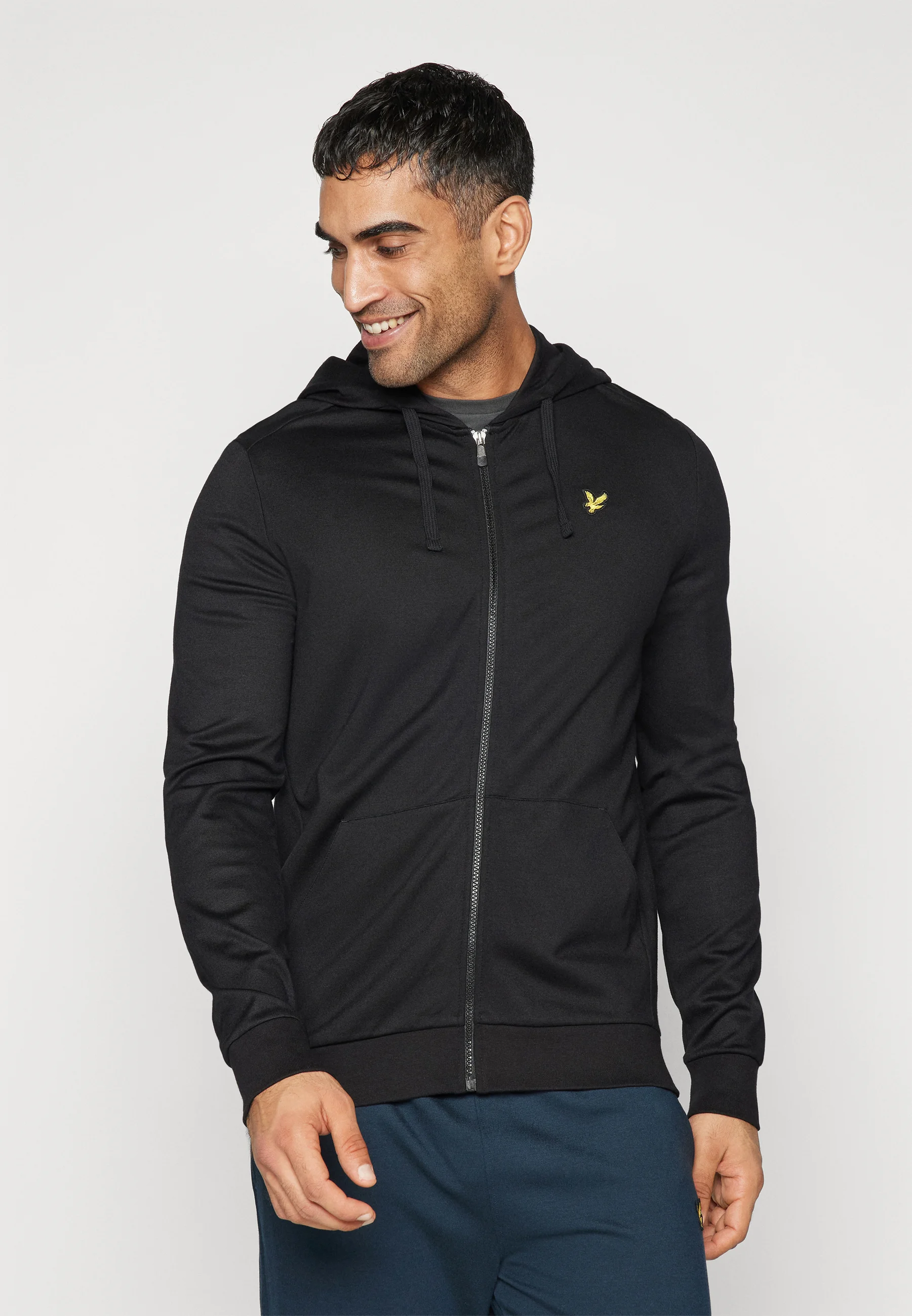 Lyle & Scott FULL-ZIP FLY FLEECE HOODIE - Giacca in pile