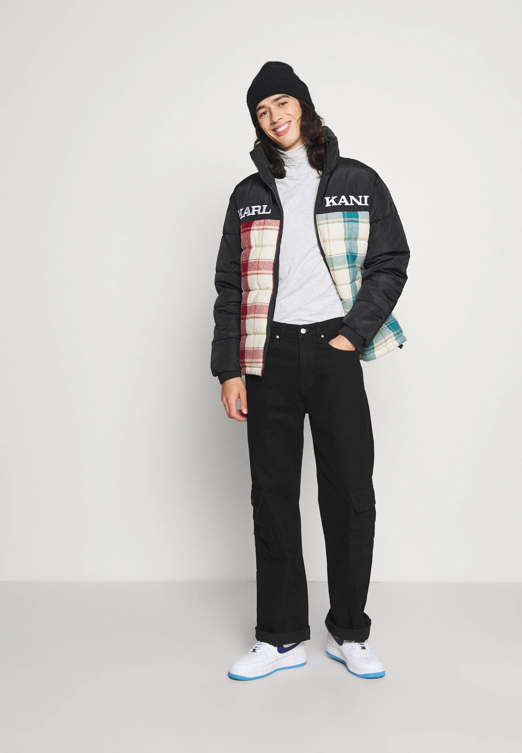 Karl Kani RETRO BLOCK PUFFER JACKET UNISEX - Giacca invernale