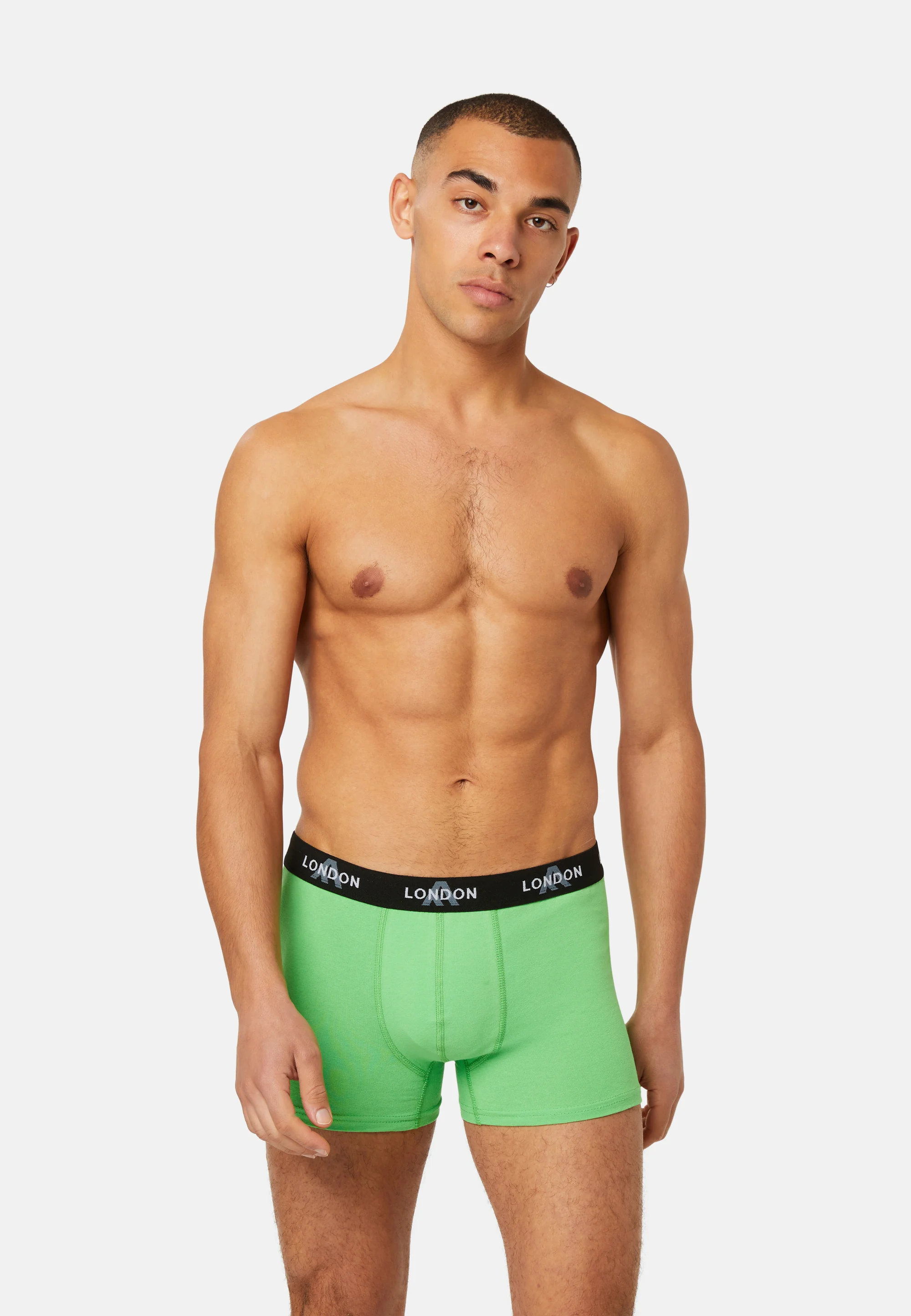 FM London 8-PACK FITTED HIPSTERS BOXER SHORTS - Culotte