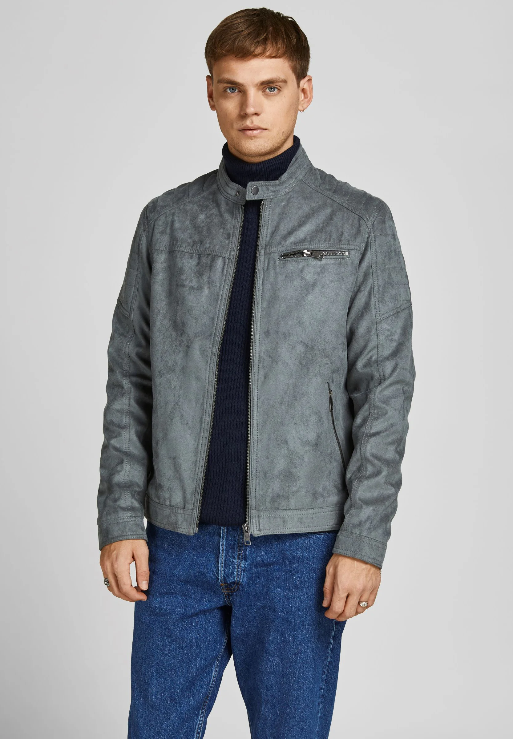 Jack & Jones JJEROCKY JACKET - Giacca in similpelle