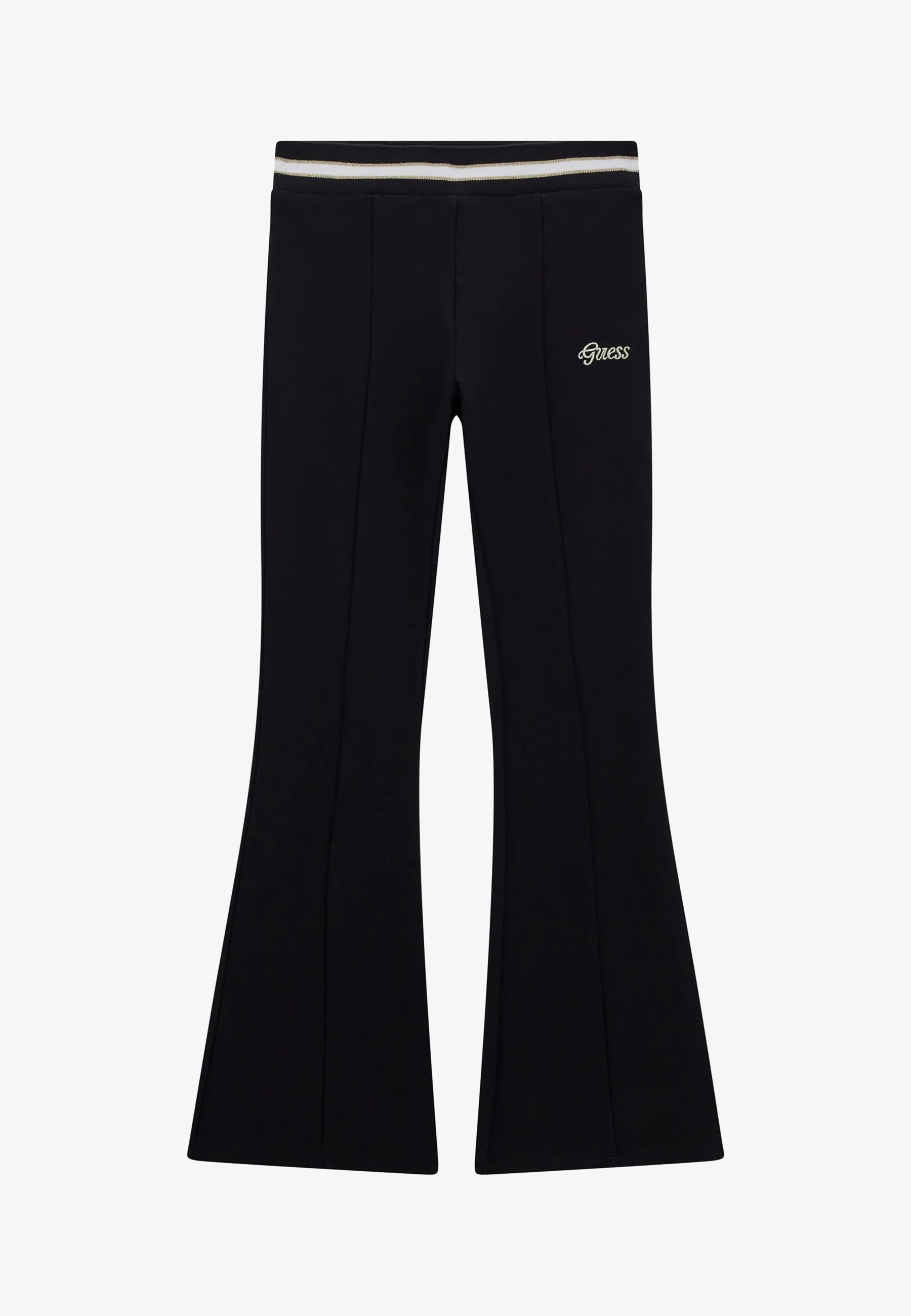 FLARED KLEINE LOGO-STICKEREI - Pantaloni