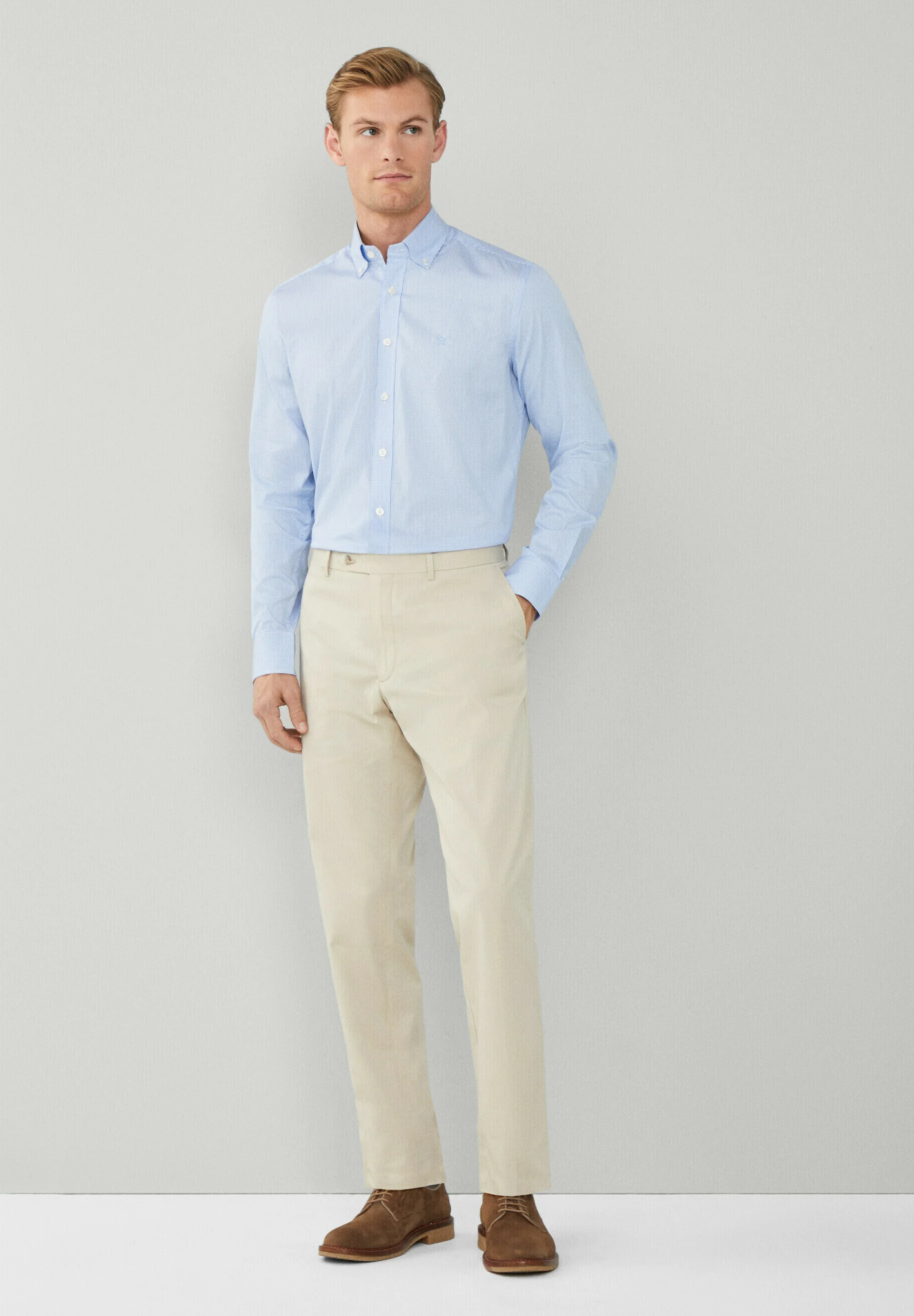 Hackett London ESSENTIAL MINI GINGHM - Camicia