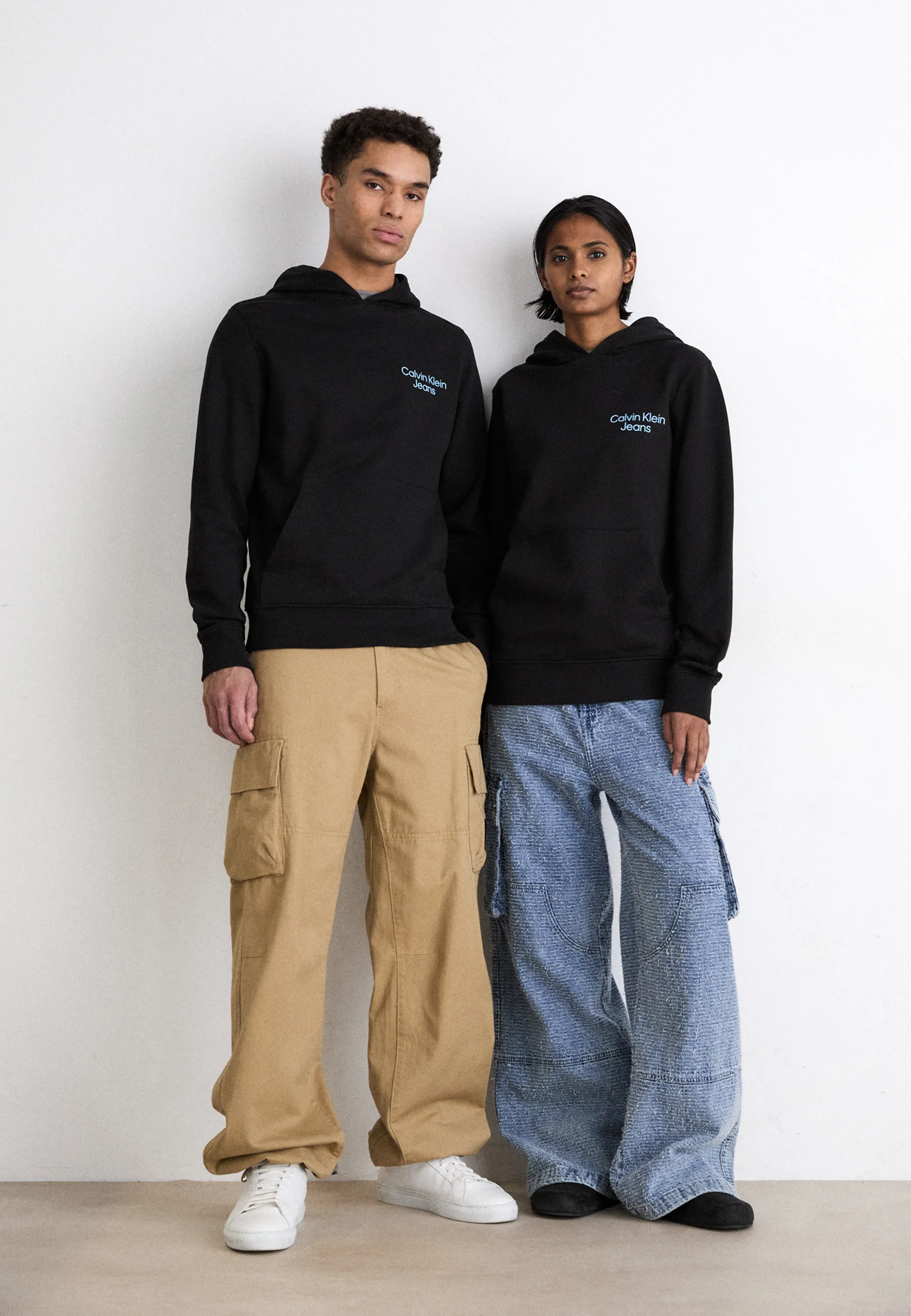 Jeans 3D META MONOGRAM HOODIE UNISEX - Felpa con cappuccio