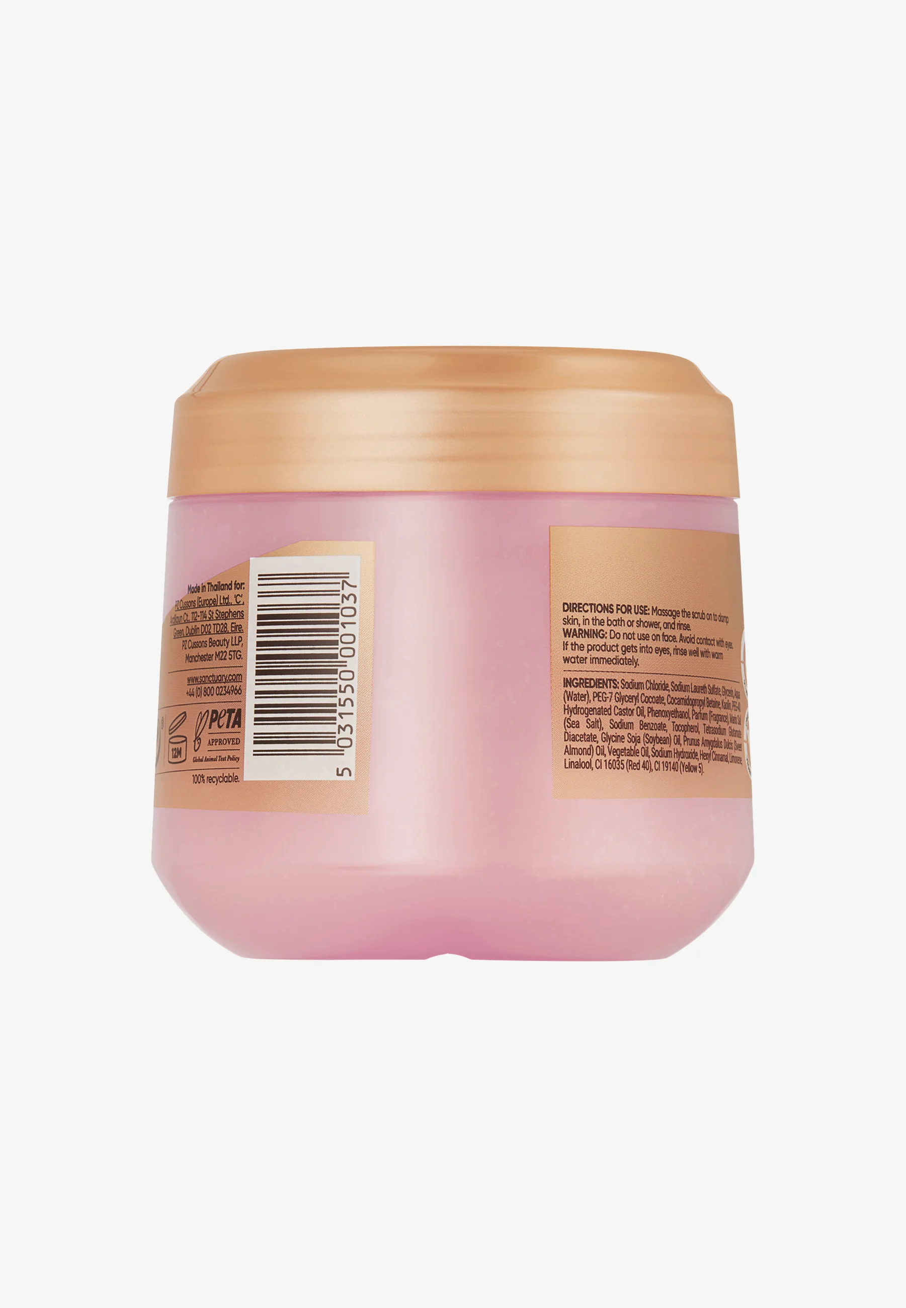 Sanctuary Spa & ROSE COLLECTION PINK HIMALAYAN SALT SCRUB - Scrub corpo