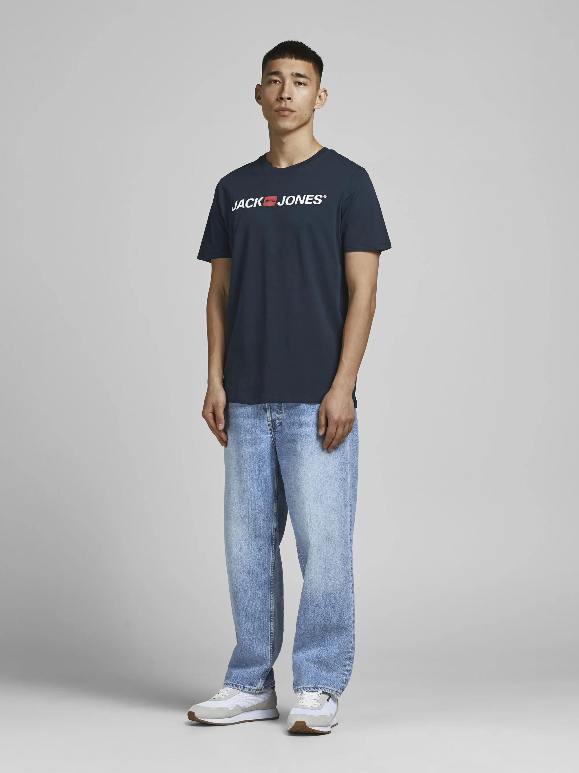 Jack & Jones JJECORP LOGO CREW NECK- T-shirt con stampa