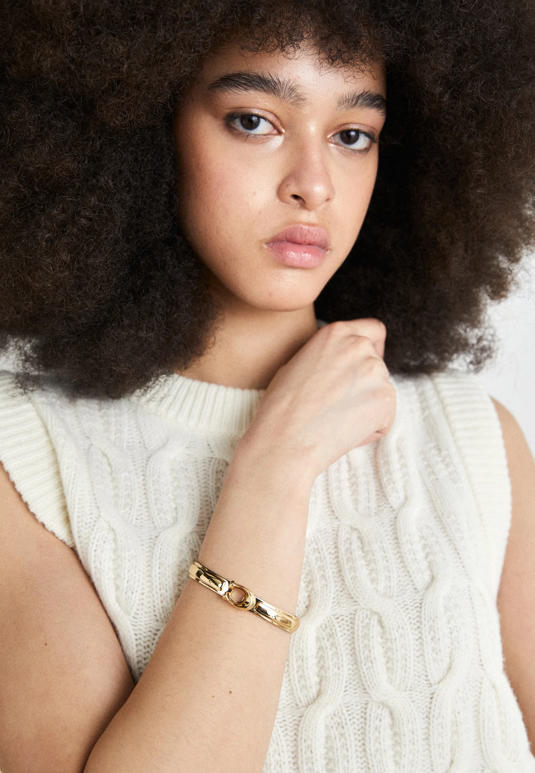 Coach CO BRACELET TABBY C HINGED BANGLE - Bracciale