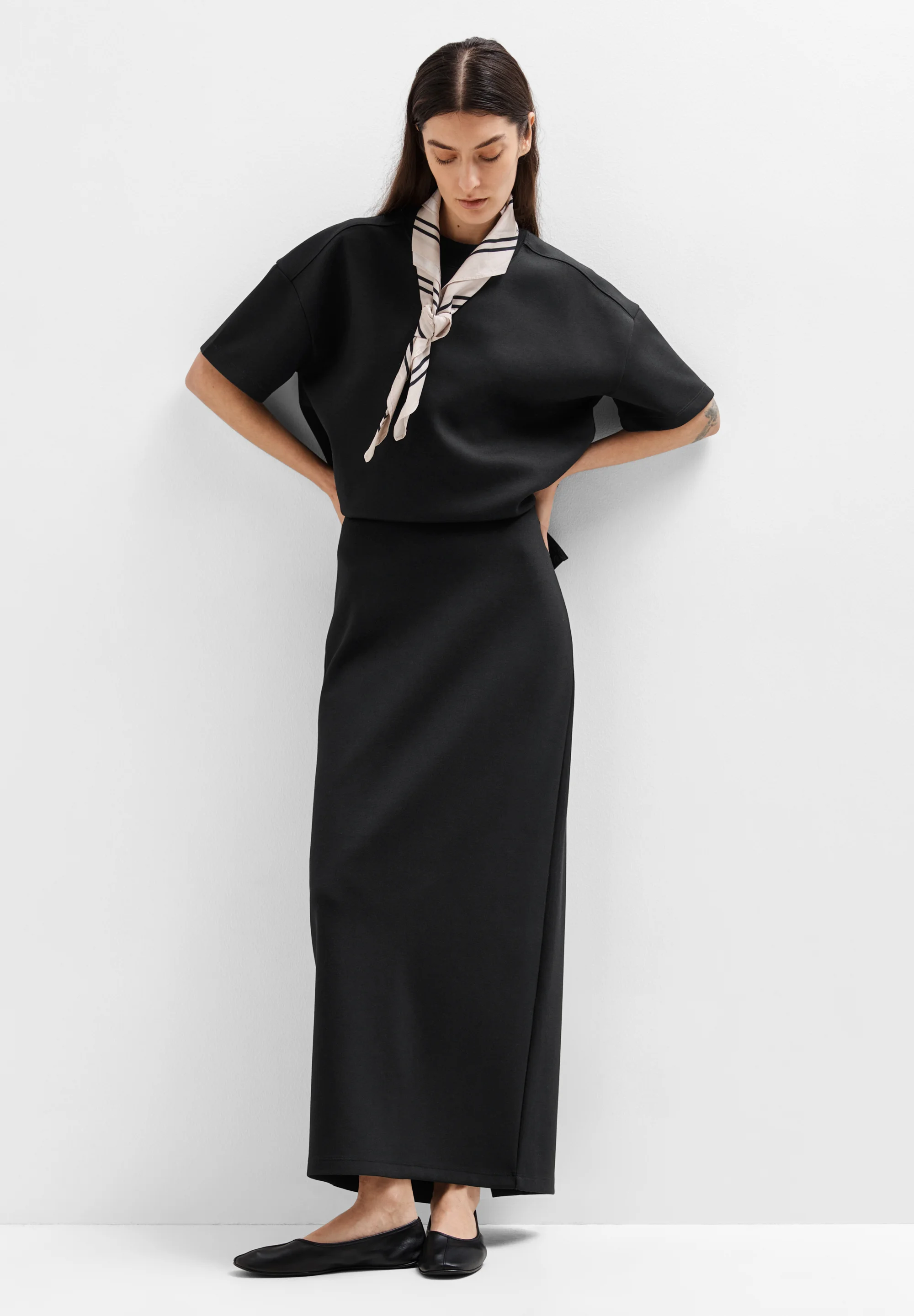 Selected Femme SLFKARA COLUMN SKIRT - Gonna lunga