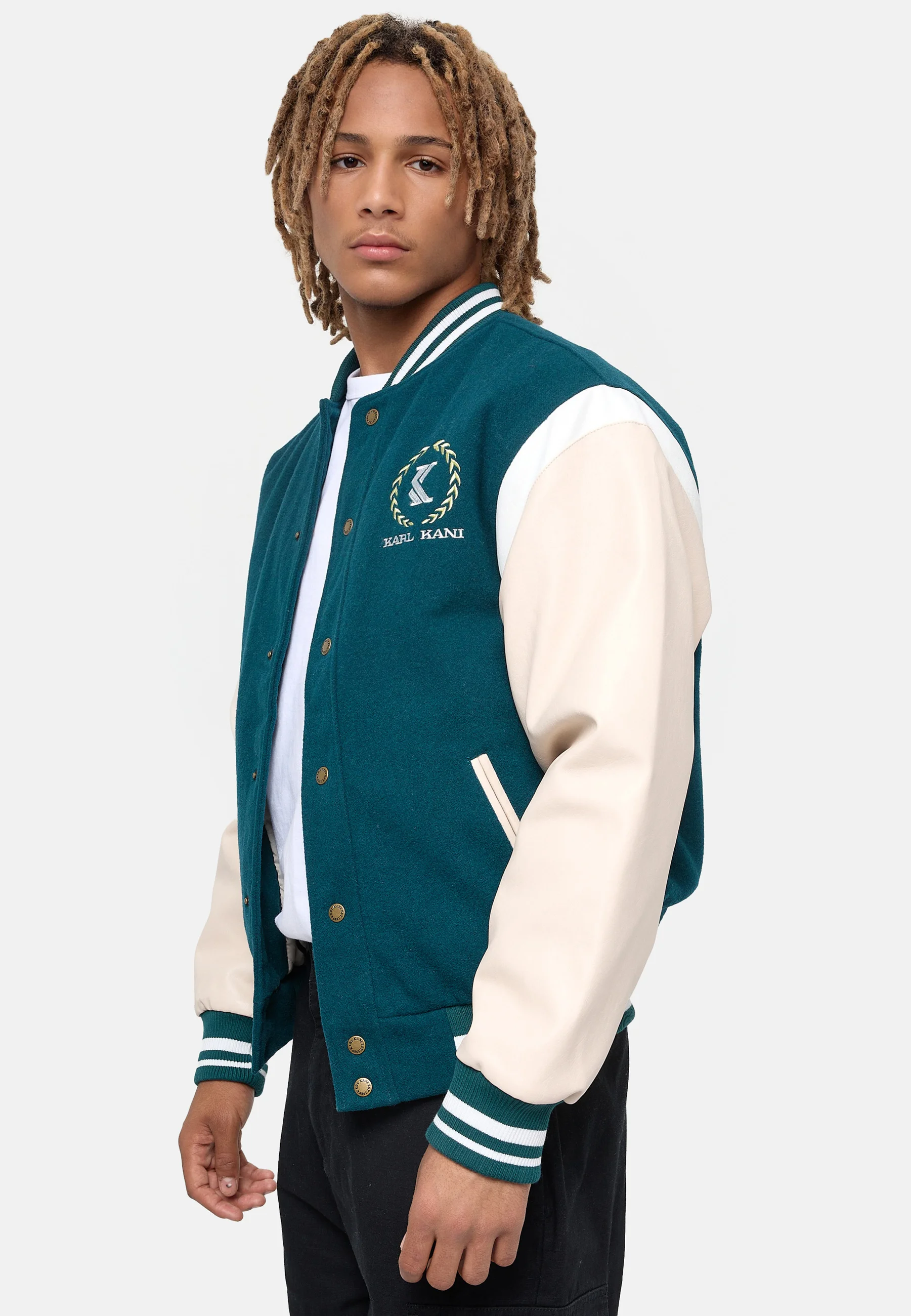 Karl Kani RETRO EMBLEM COLLEGE JACKET- Giubbotto Bomber