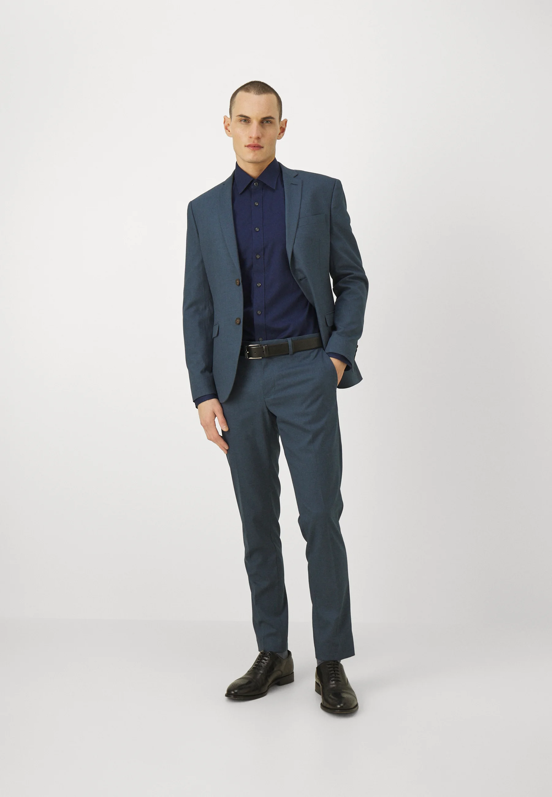 Michael Kors ENGINEERD STRUCTURED SLIM SHIRT - Camicia elegante