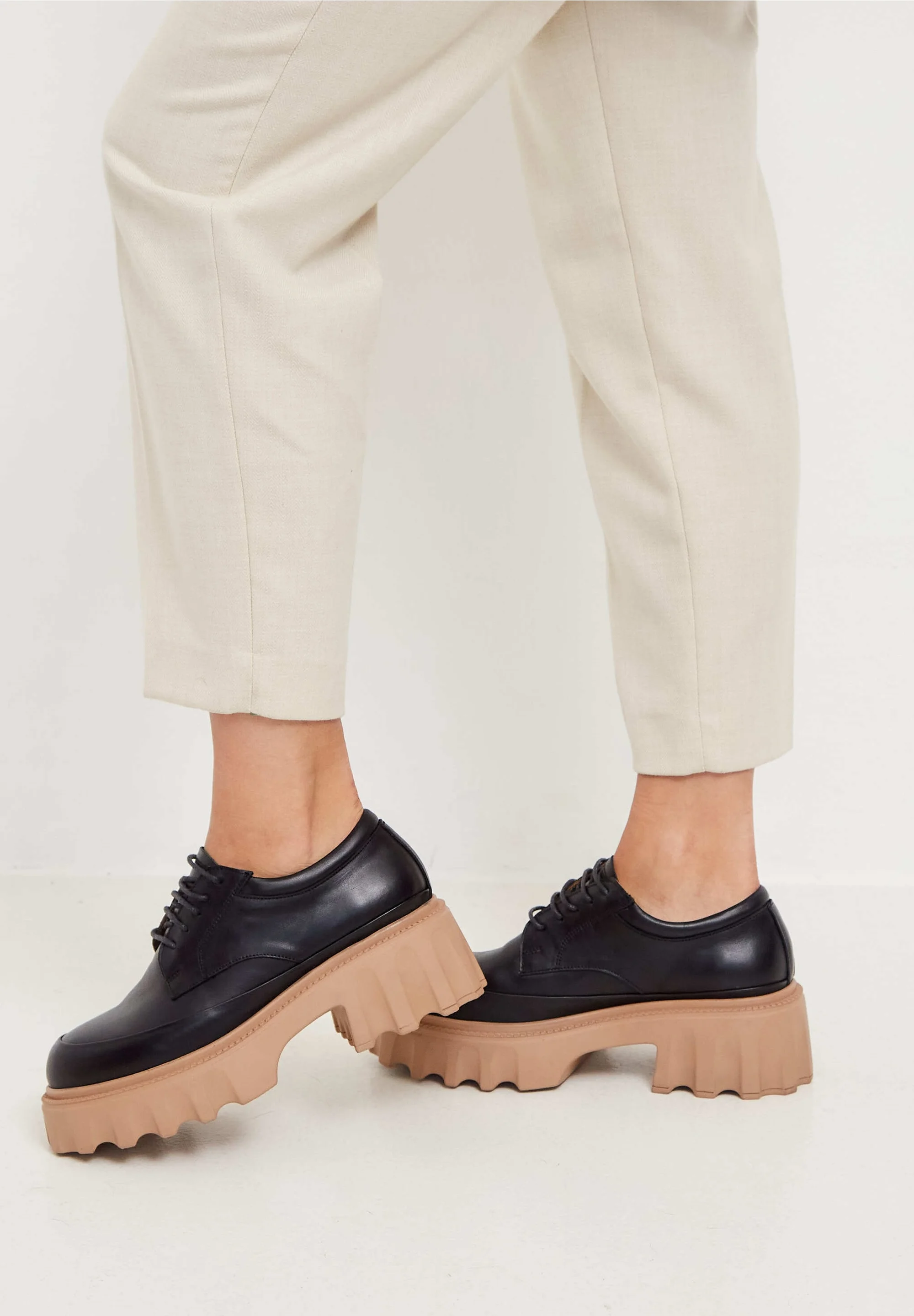 Cesare Gaspari LOAFERS CHUNKYPLATTFORM- Stringate