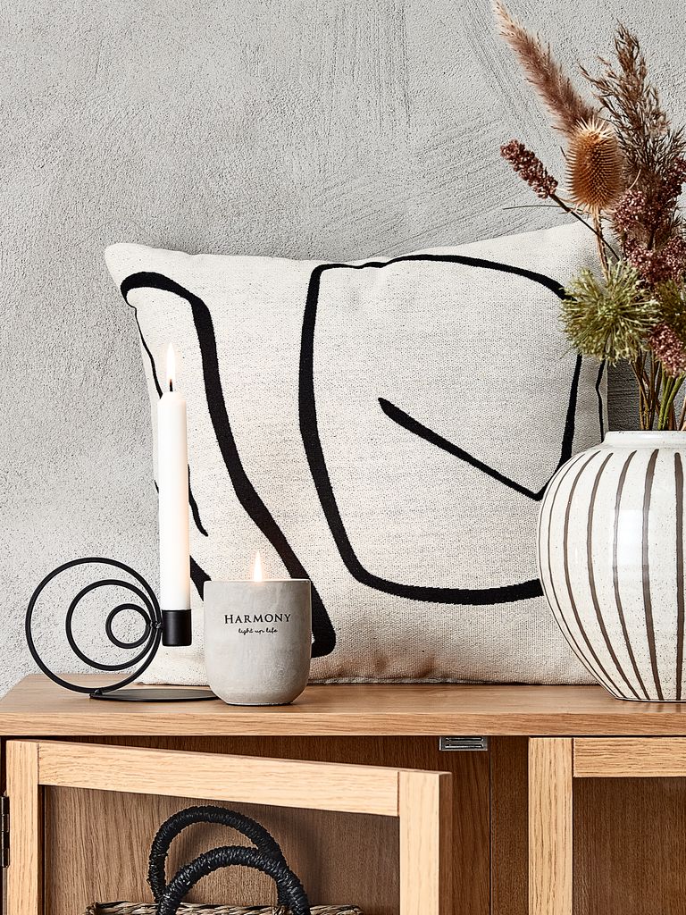 Vase SOFUS D21xH21cm grey/brown