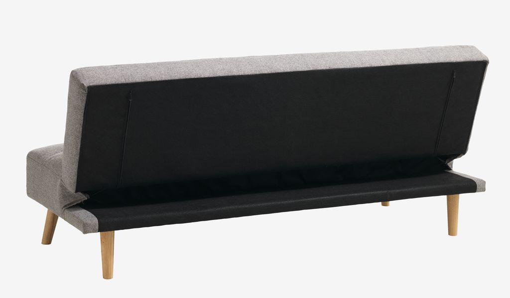 Sofa bed NEJEDE light grey fabric