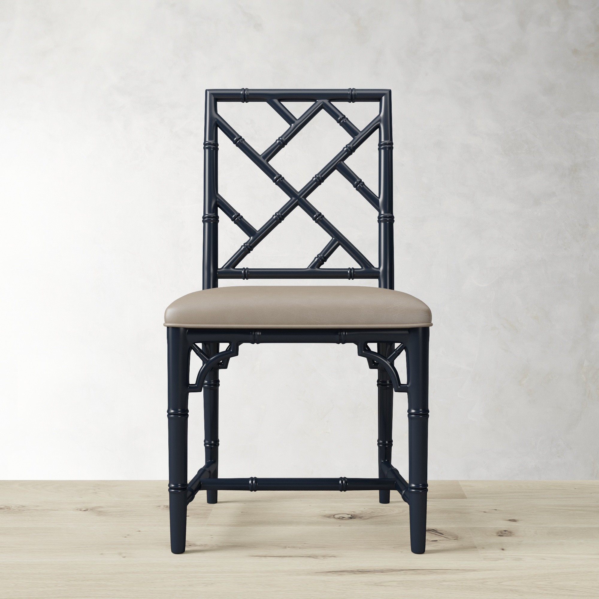 Chippendale Upholstered Bistro Side Chair