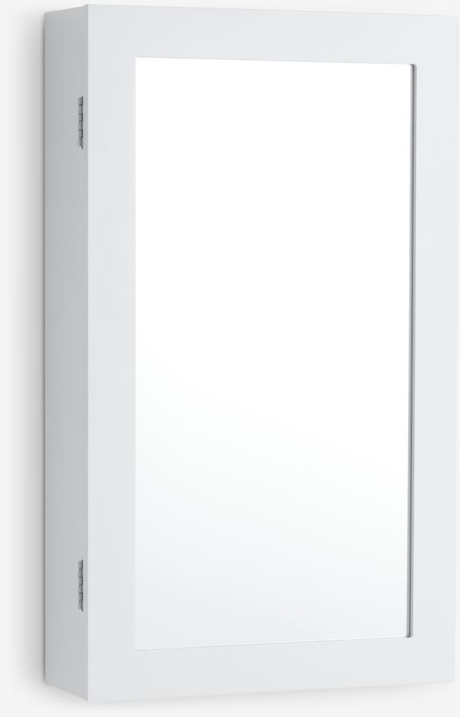 Jewellery cabinet MALLING w/mirror white