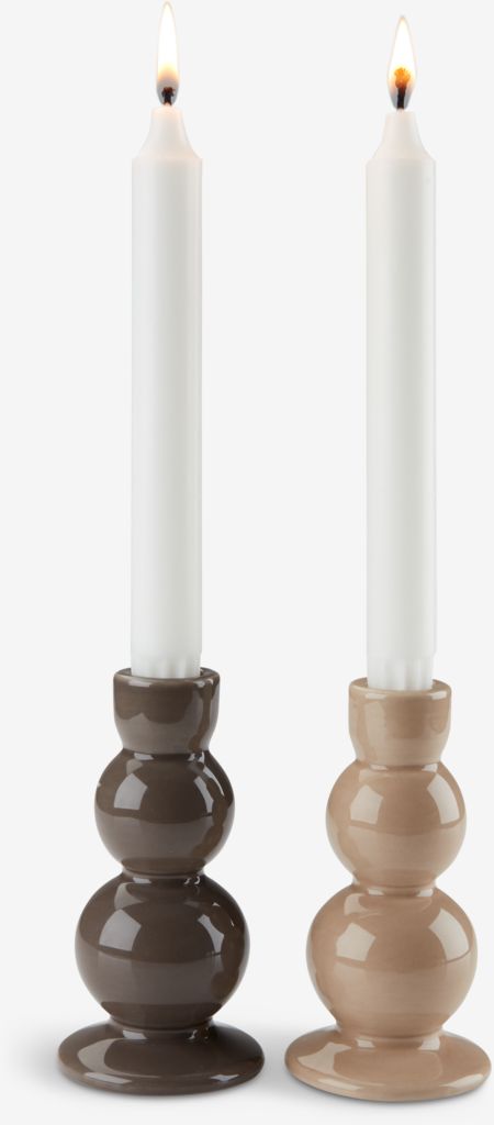 Candlestick ANDREAS D7xH13cm assorted