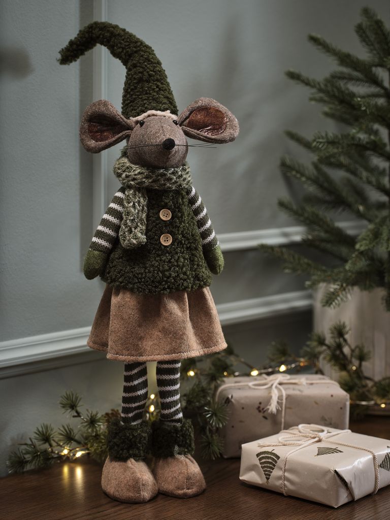 Christmas mouse EKLOGIT W17xL15xH60cm