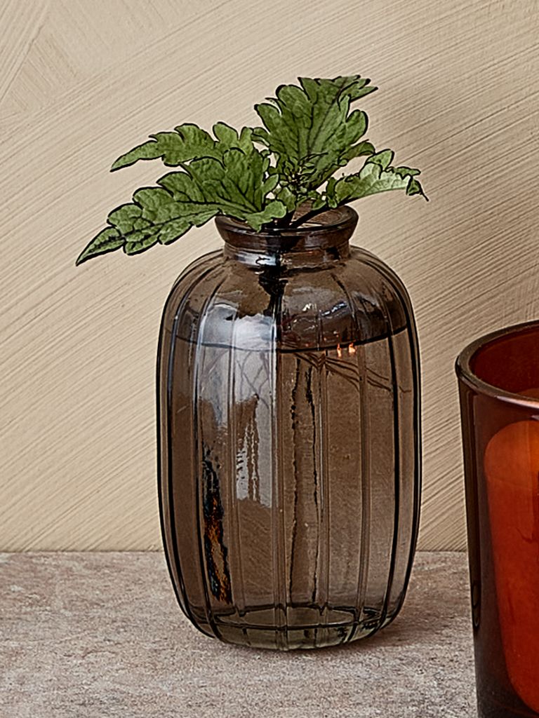 Vase ROAR D7xH12cm grey