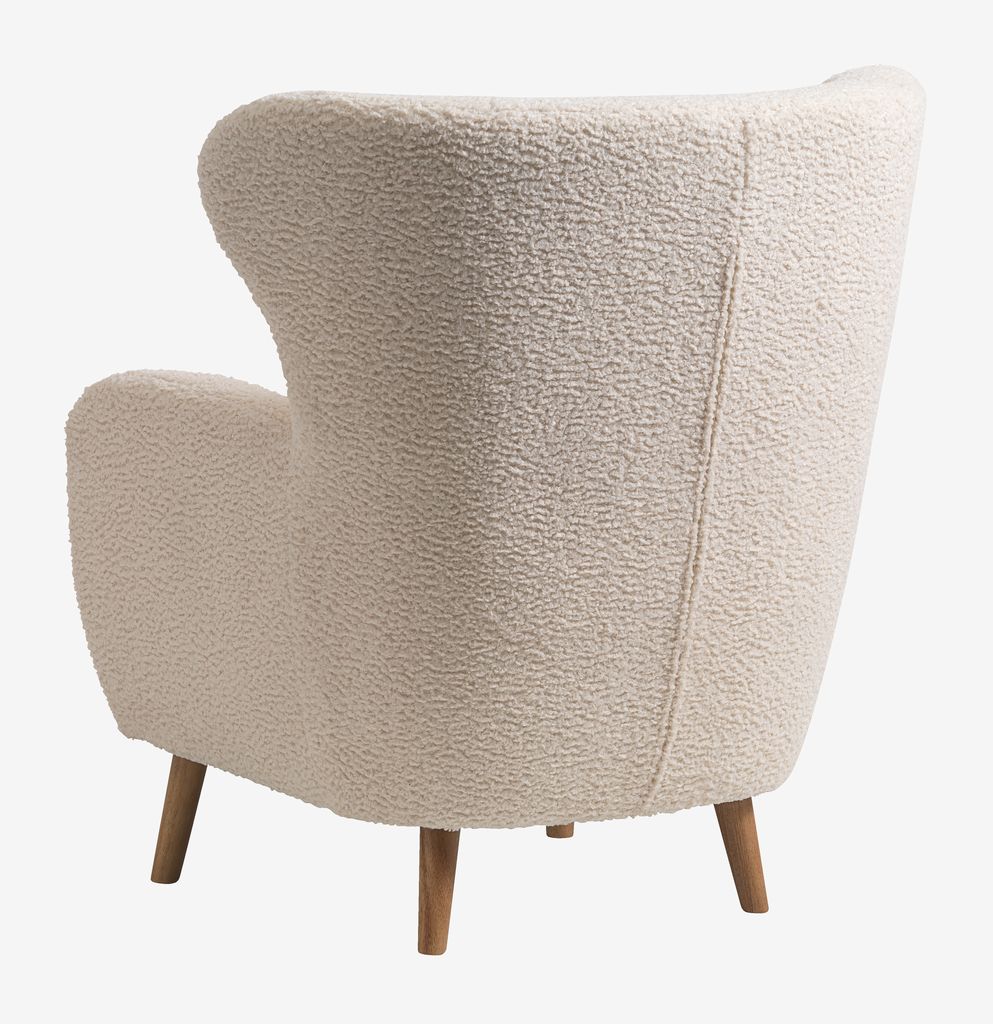 Armchair VILDSUND off-white fabric
