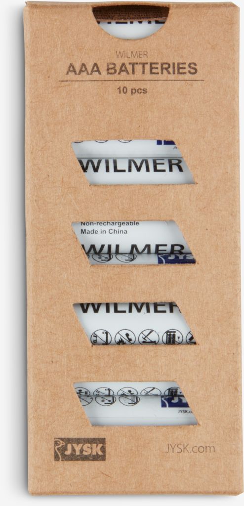 Batteries WILMER AAA pack of 10