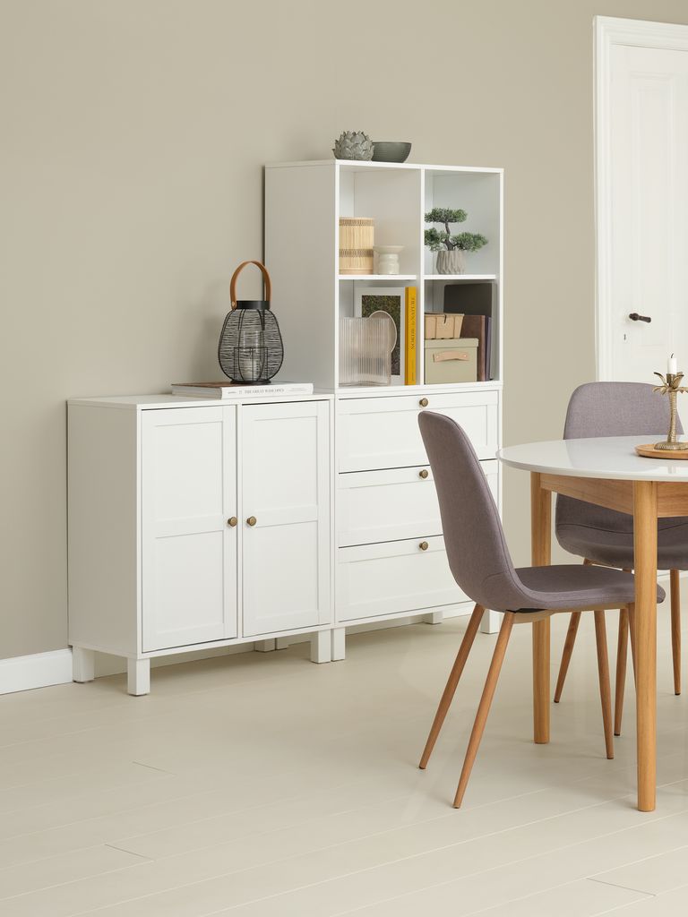 Cabinet SKALS 4 compartments white