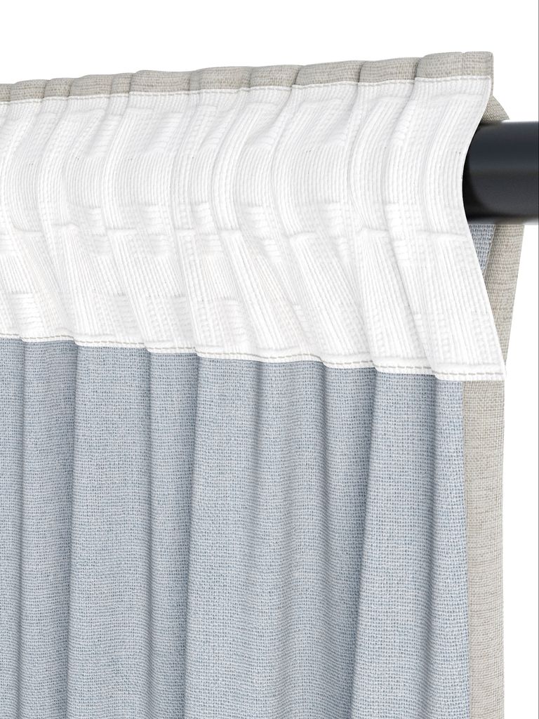 Blackout curtain LEKA 1x140x300 warm grey