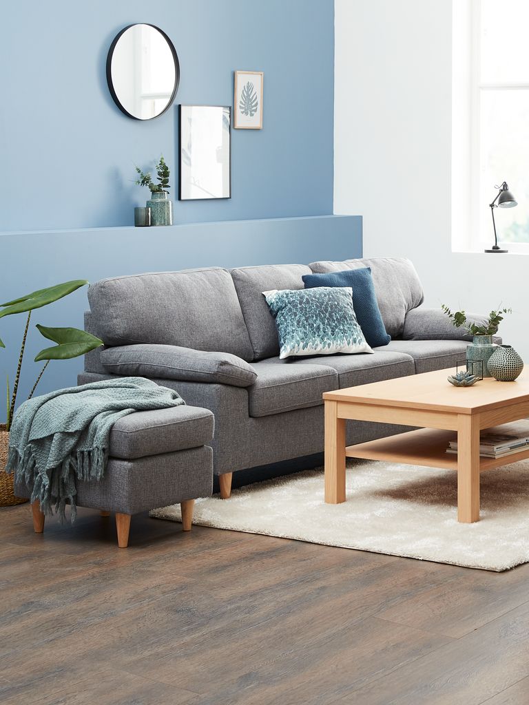 Sofa GEDVED 3-seater grey
