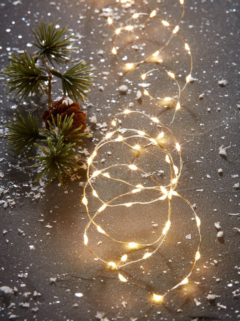 LED string lights TRAVERTIN L240cm w/100 LED w/timer