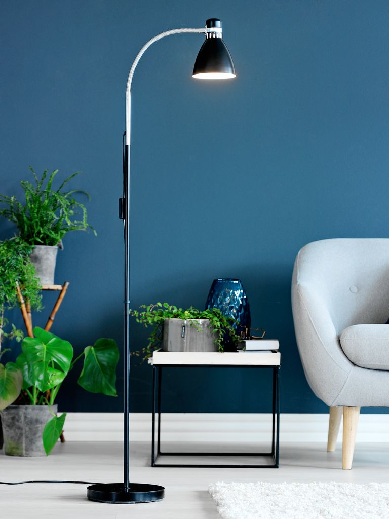 Floor lamp HANSSON H155cm black