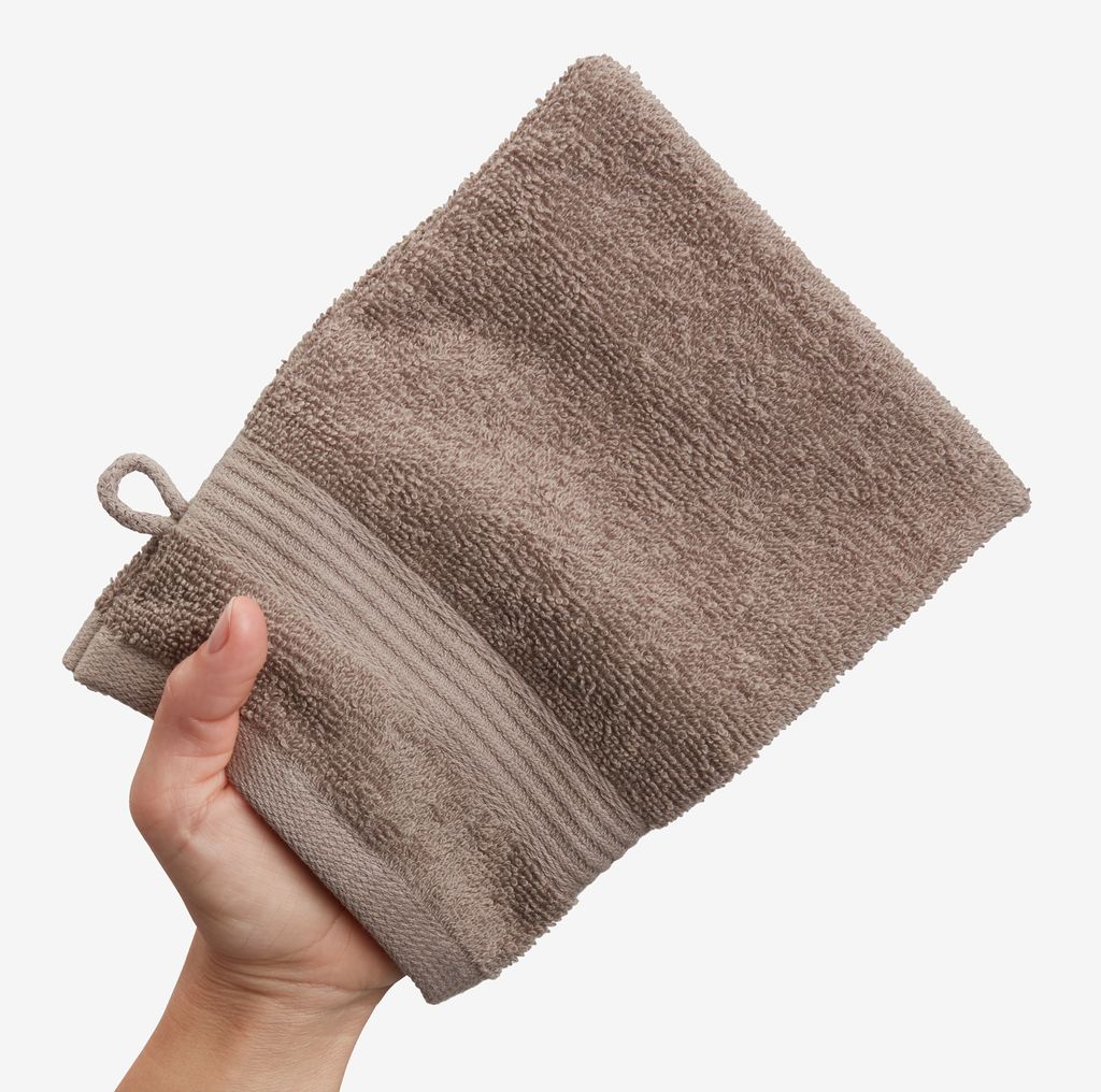 Washing glove KARLSTAD 15x20 brown